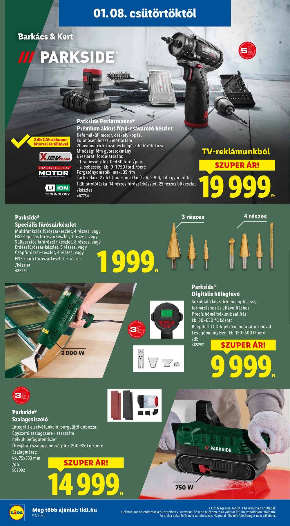 Lidl akciós újság 2026.01.08-tól - 2. oldal.