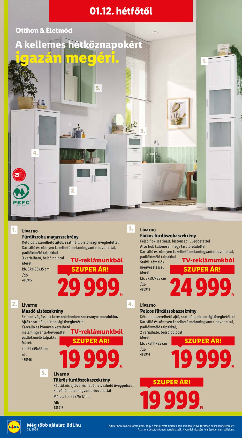 Lidl akciós újság 2026.01.08-tól - 20. oldal.