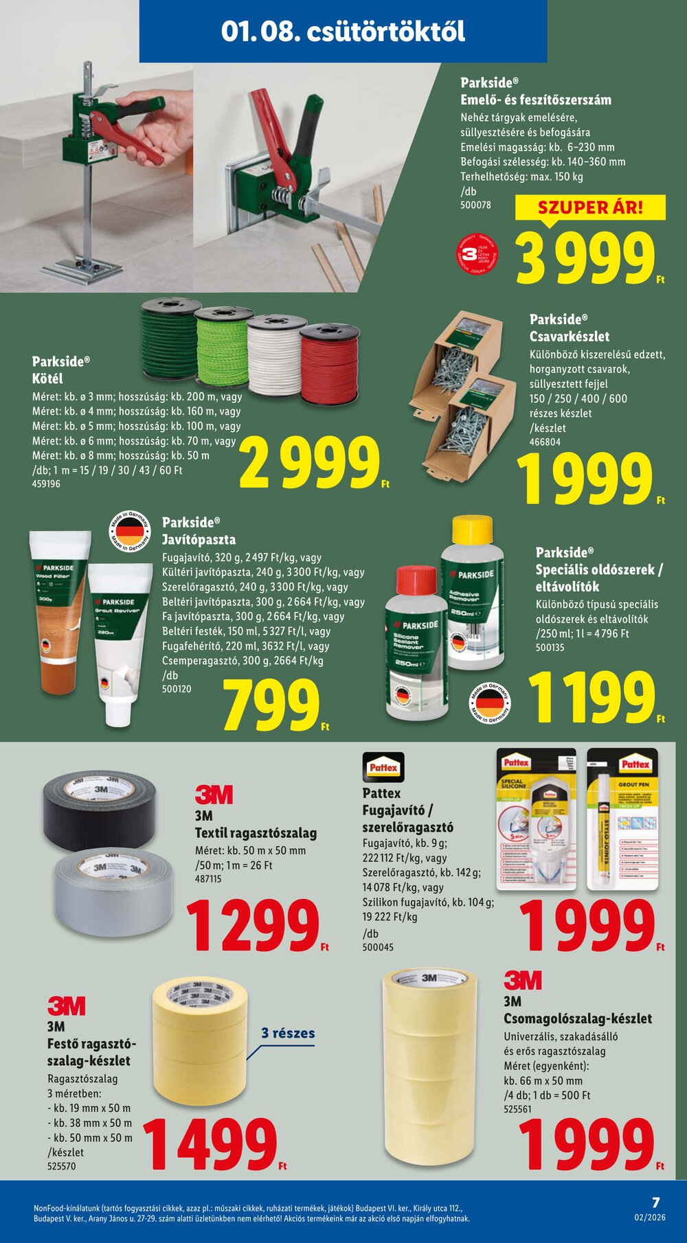 Lidl akciós újság 2026.01.08-tól - 7. oldal.