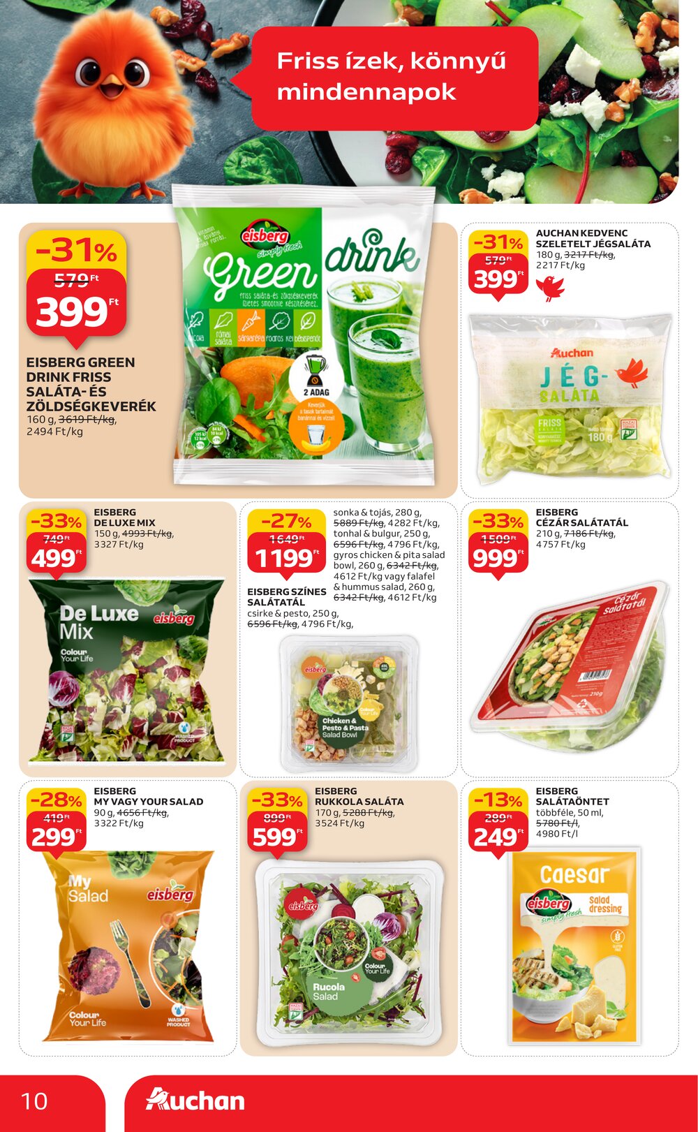 Auchan akciós újság 2026.01.08-tól - 10. oldal.
