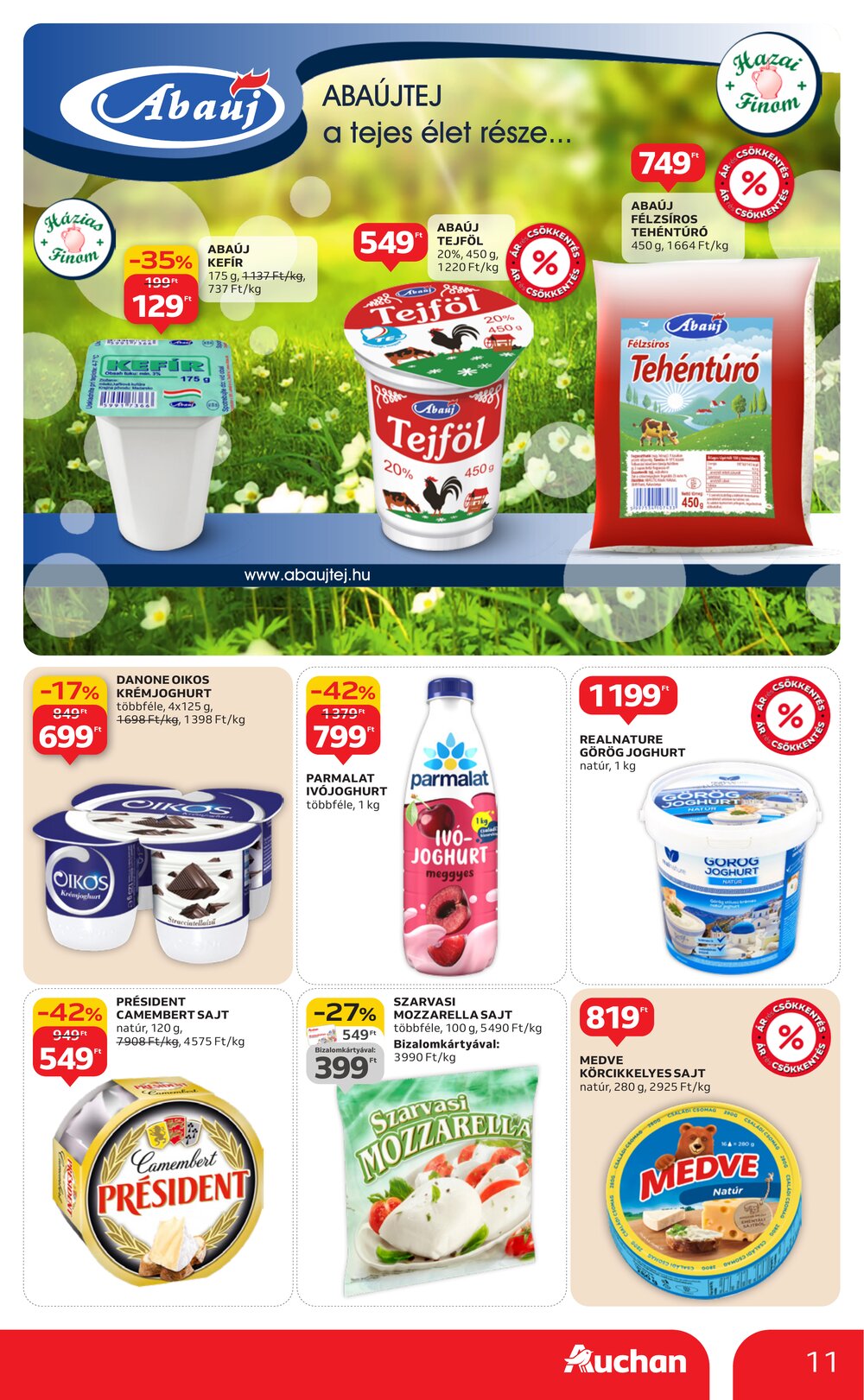 Auchan akciós újság 2026.01.08-tól - 11. oldal.