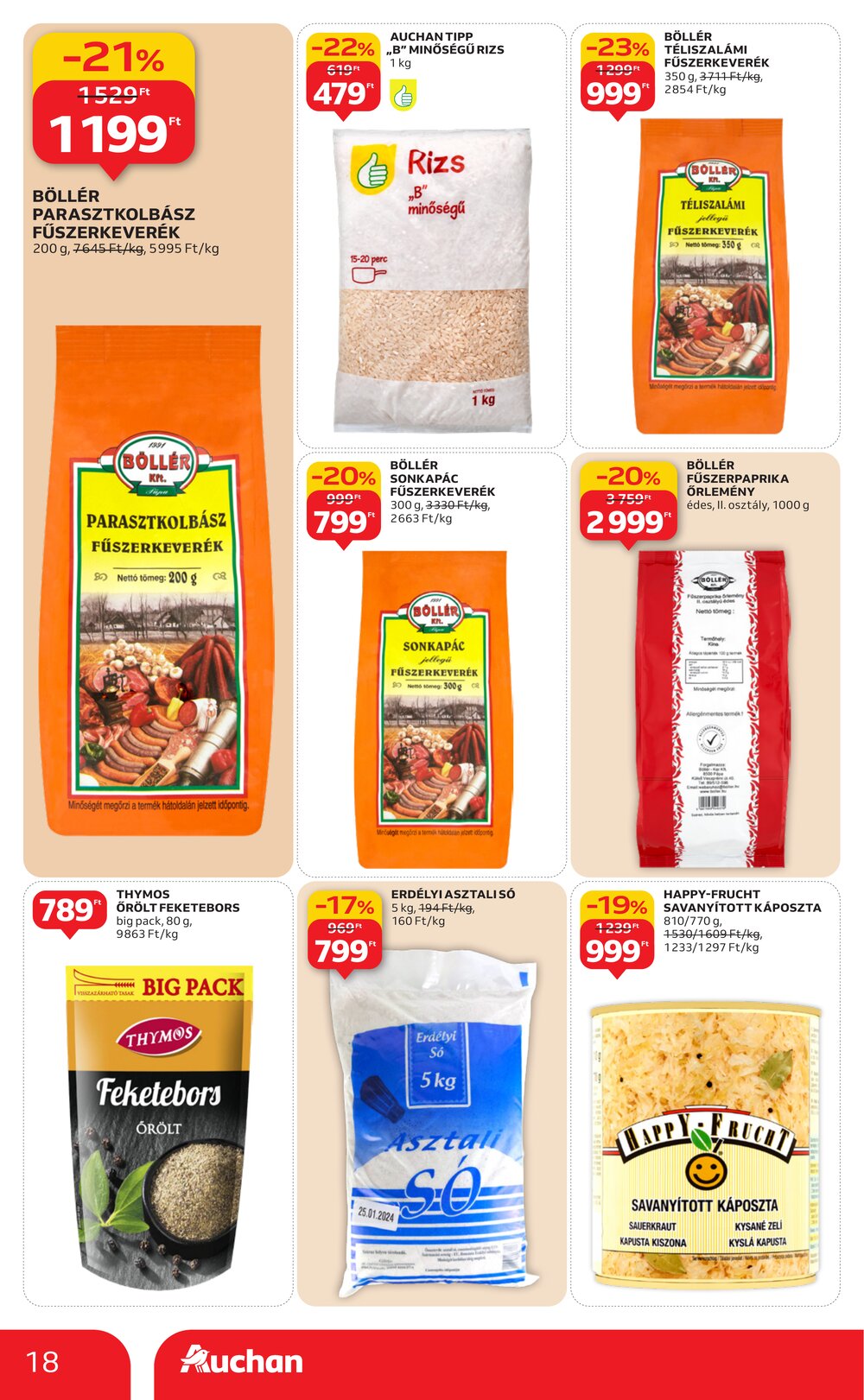 Auchan akciós újság 2026.01.08-tól - 18. oldal.