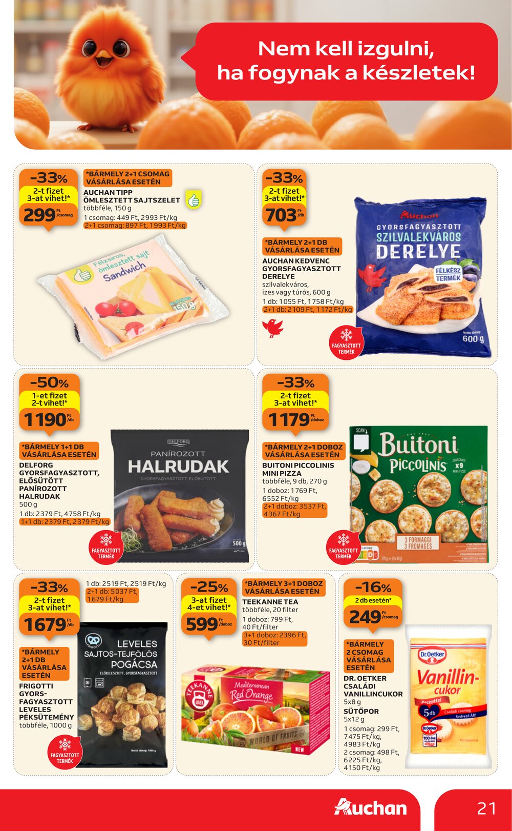 Auchan akciós újság 2026.01.08-tól - 21. oldal.