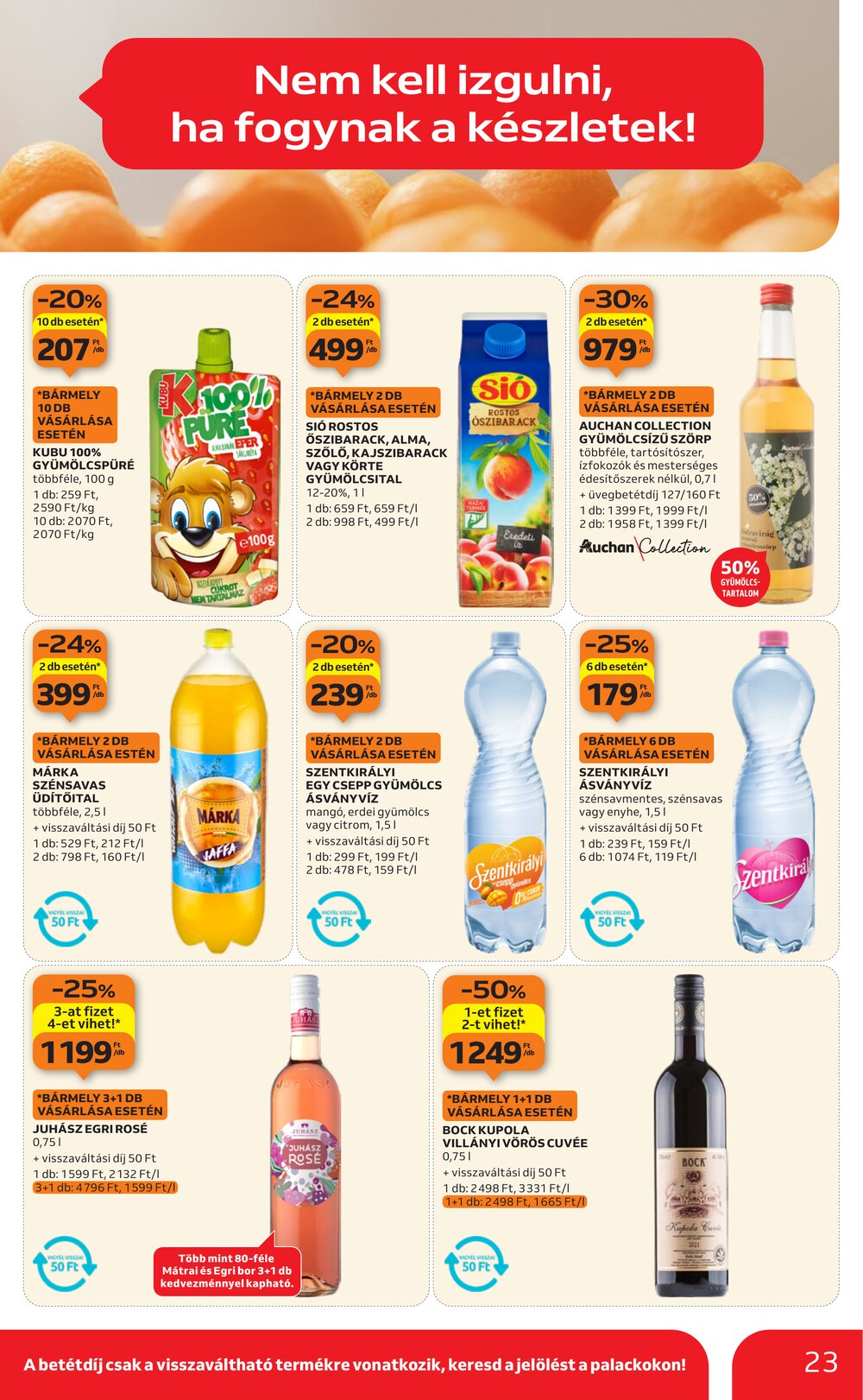 Auchan akciós újság 2026.01.08-tól - 23. oldal.