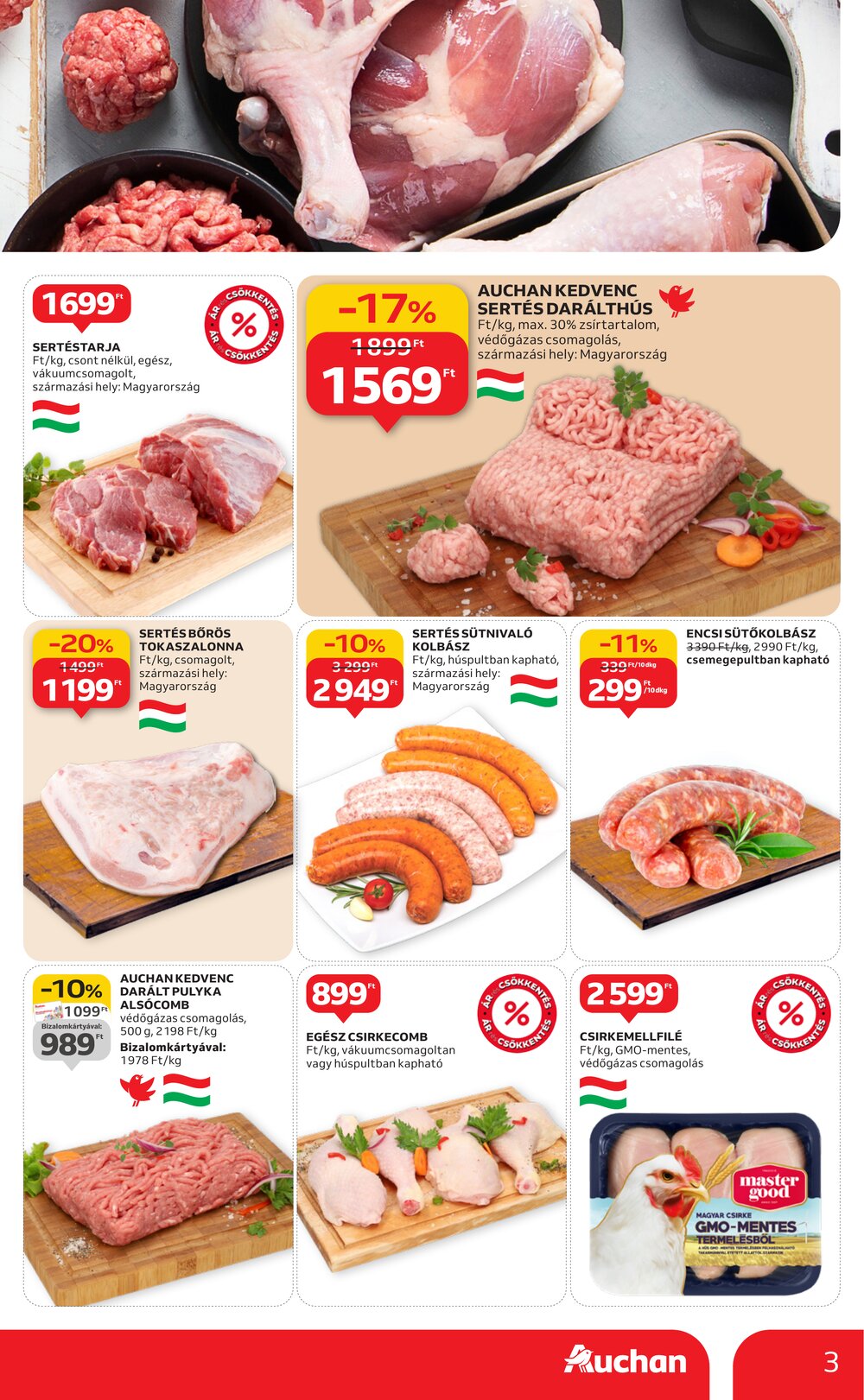 Auchan akciós újság 2026.01.08-tól - 3. oldal.