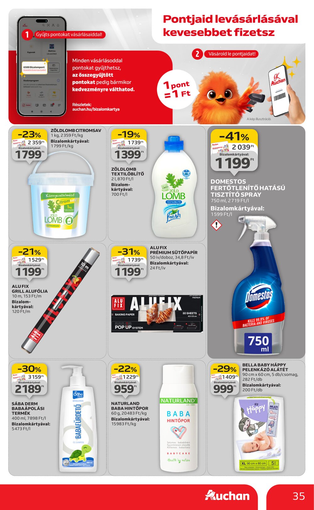 Auchan akciós újság 2026.01.08-tól - 35. oldal.