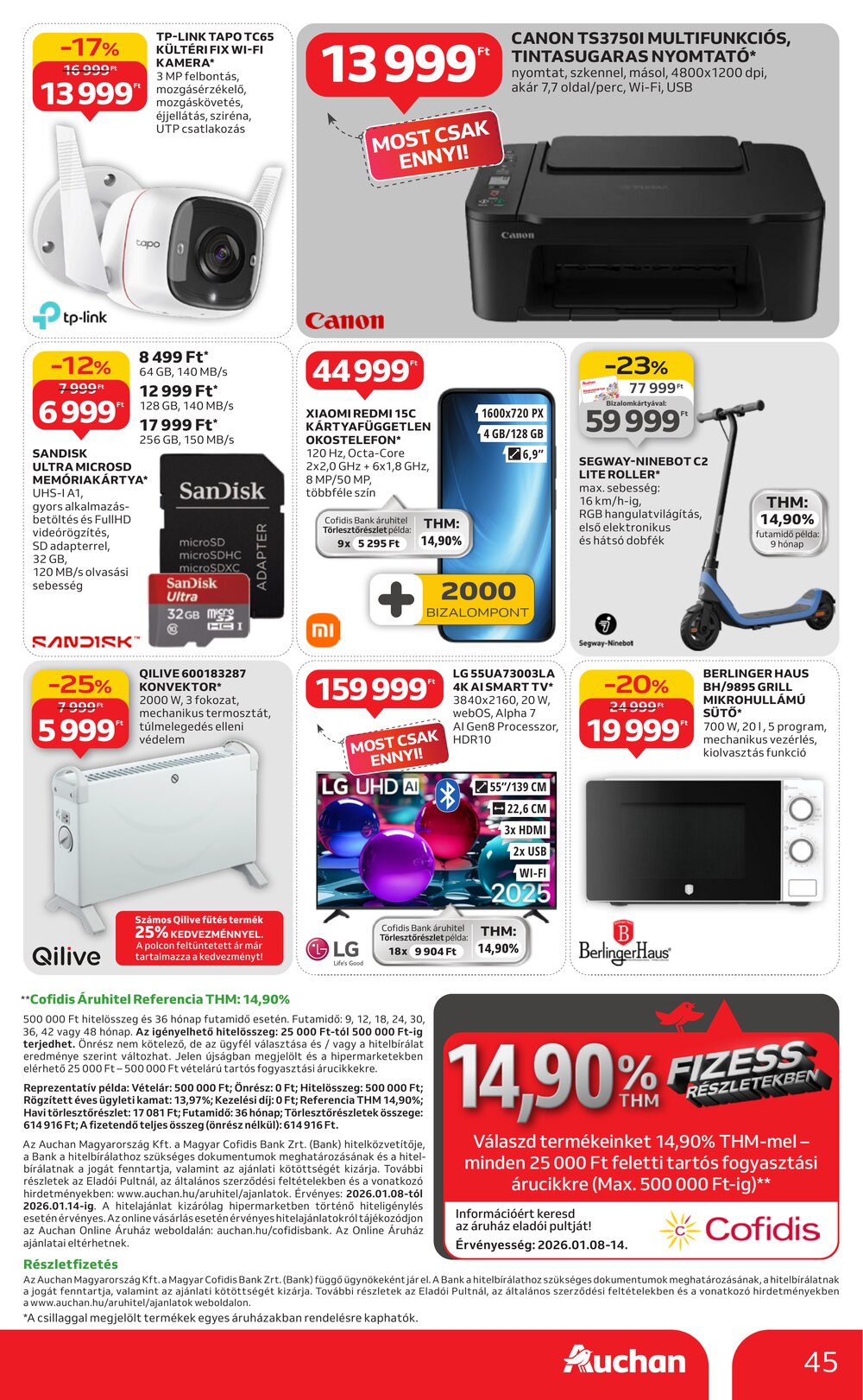 Auchan akciós újság 2026.01.08-tól - 45. oldal.