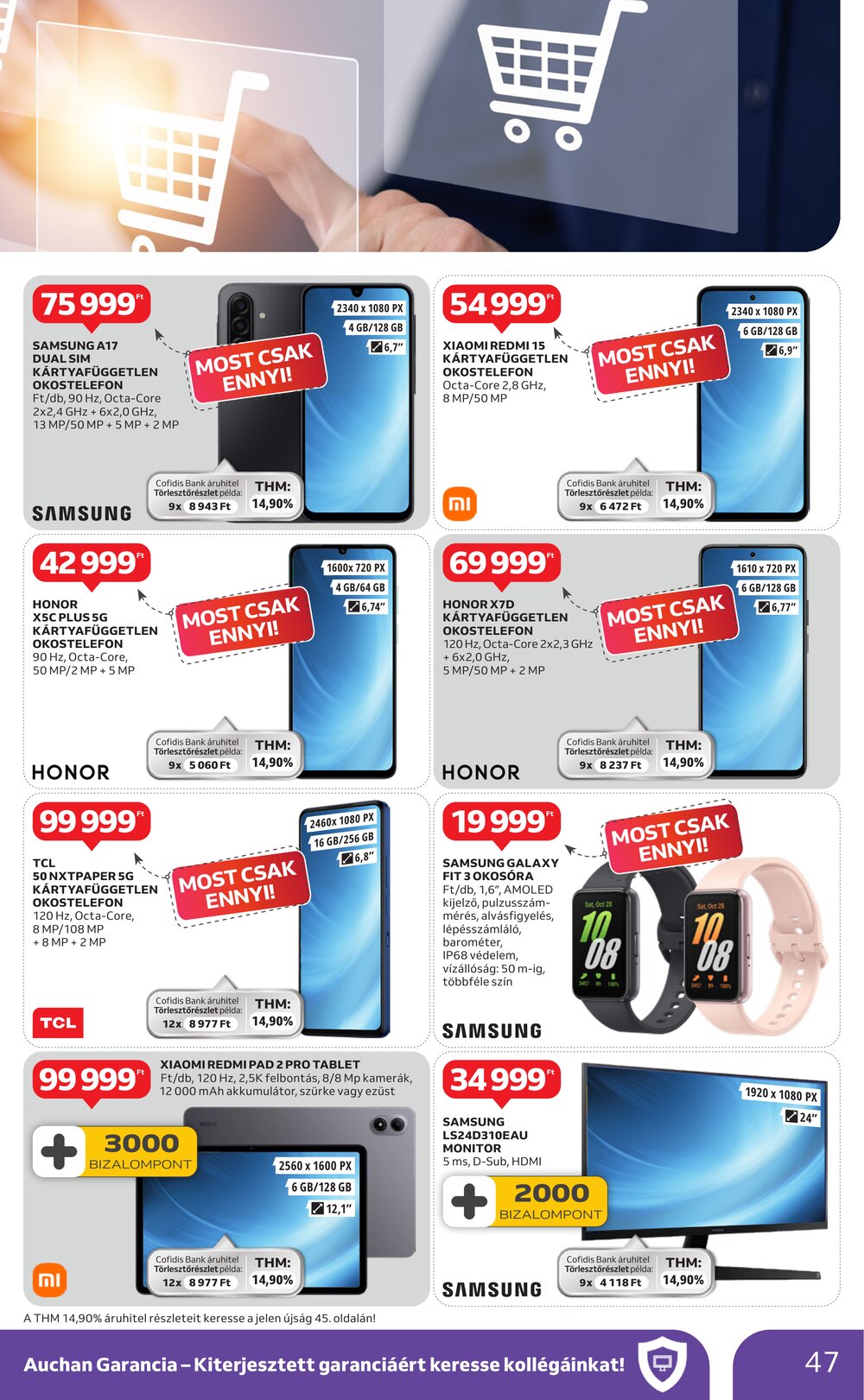 Auchan akciós újság 2026.01.08-tól - 47. oldal.