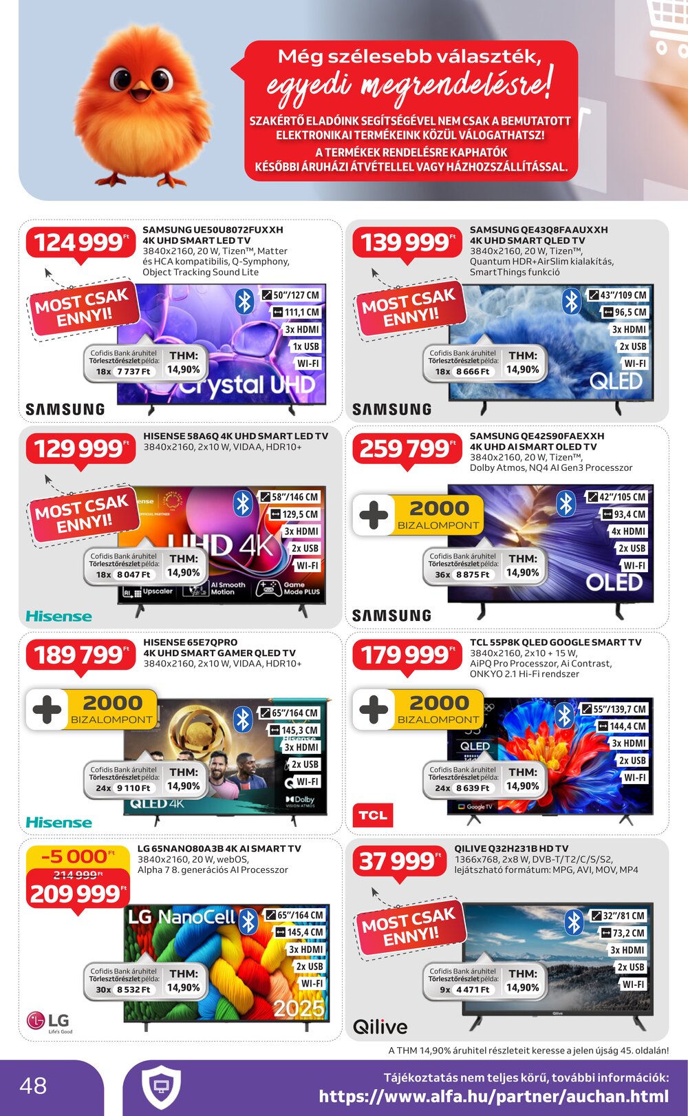 Auchan akciós újság 2026.01.08-tól - 48. oldal.