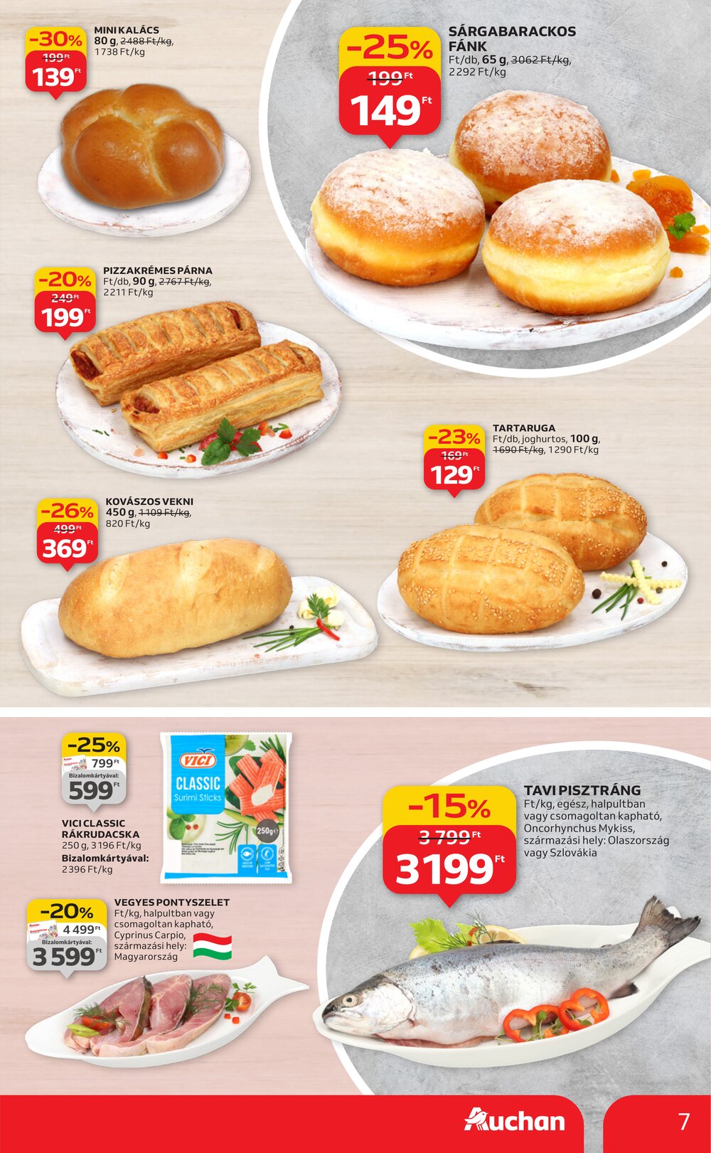 Auchan akciós újság 2026.01.08-tól - 7. oldal.