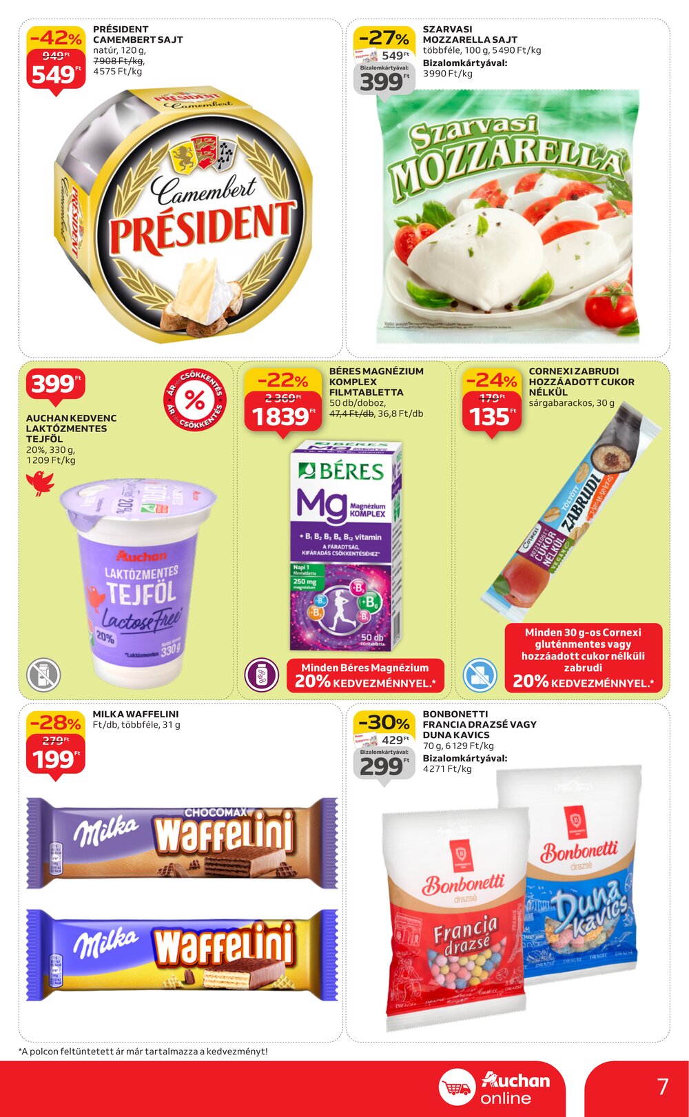 Auchan akciós újság 2026.01.08-tól - 7. oldal.