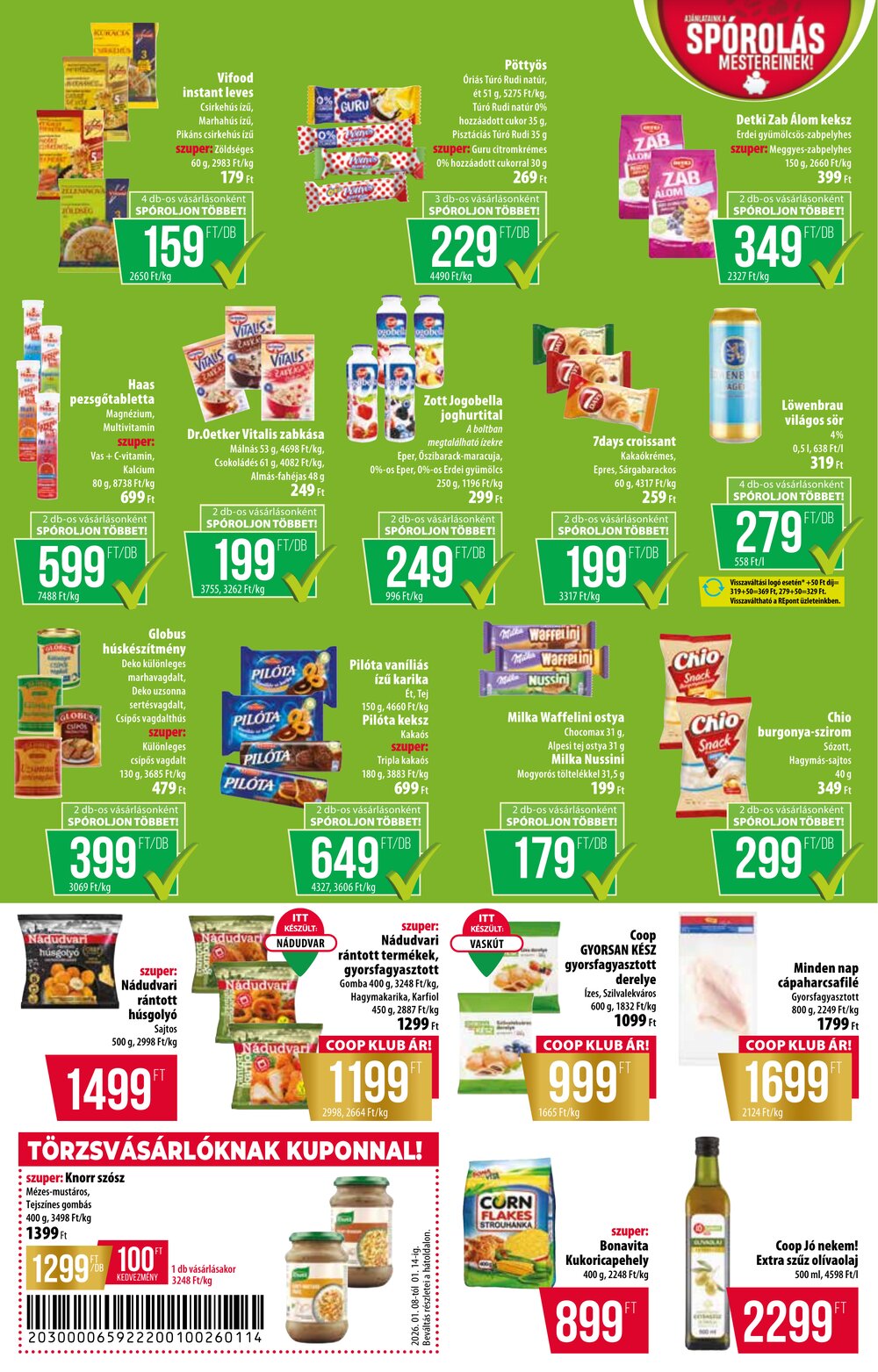 Coop akciós újság 2026.01.08-tól - 5. oldal.