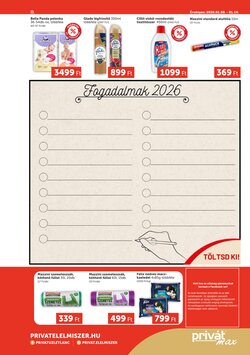 Privát akciós újság 2026.01.08-tól - 8. oldal.