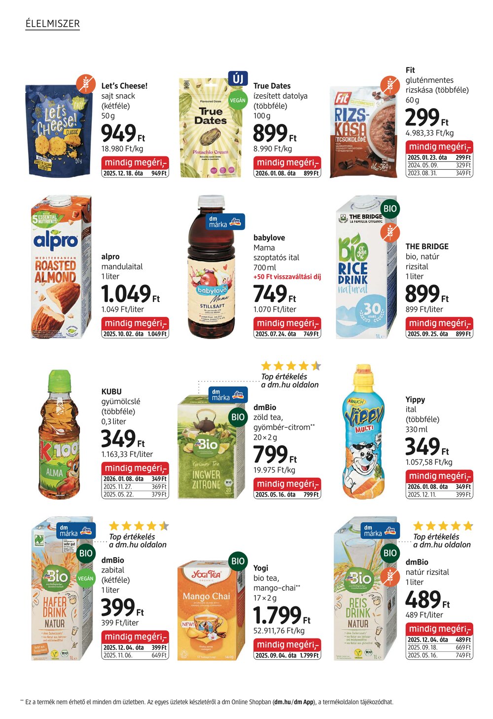 DM drogéria akciós újság 2026.01.08-tól - 12. oldal.