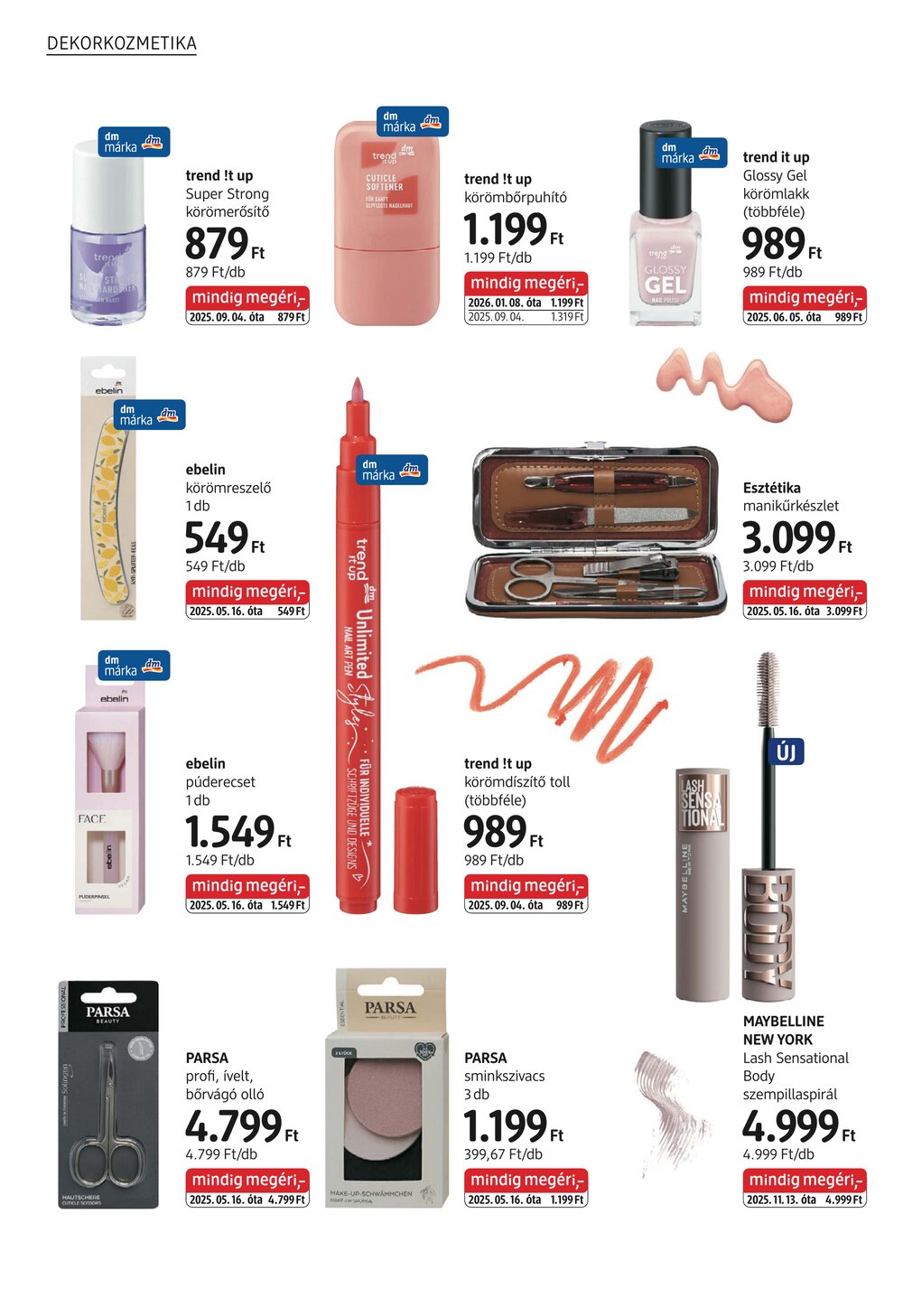 DM drogéria akciós újság 2026.01.08-tól - 16. oldal.