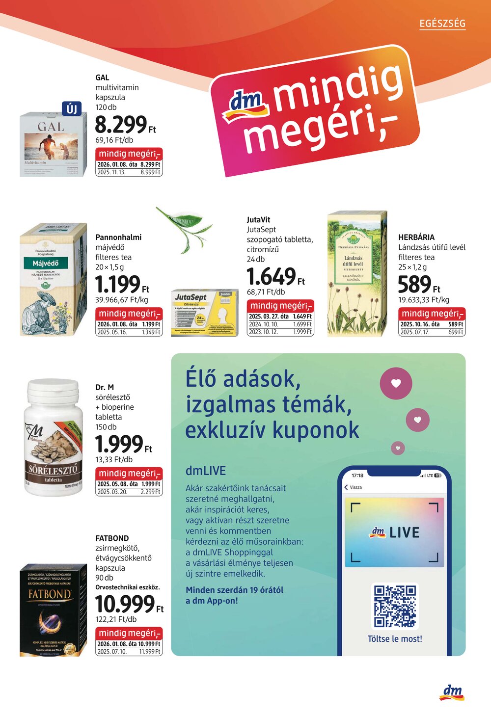 DM drogéria akciós újság 2026.01.08-tól - 5. oldal.