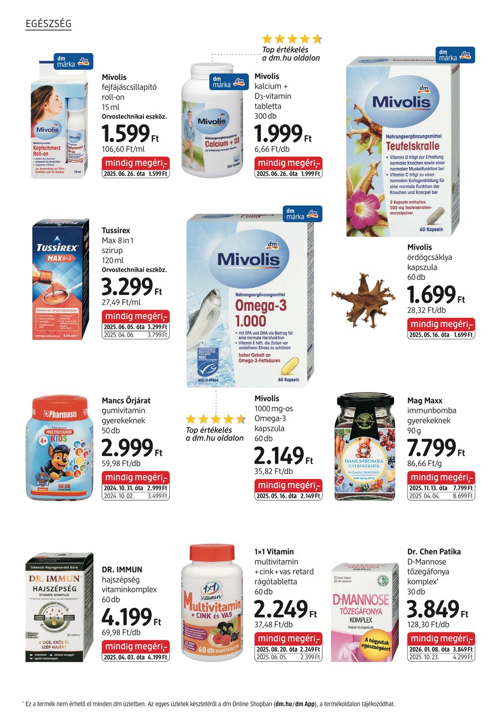 DM drogéria akciós újság 2026.01.08-tól - 6. oldal.