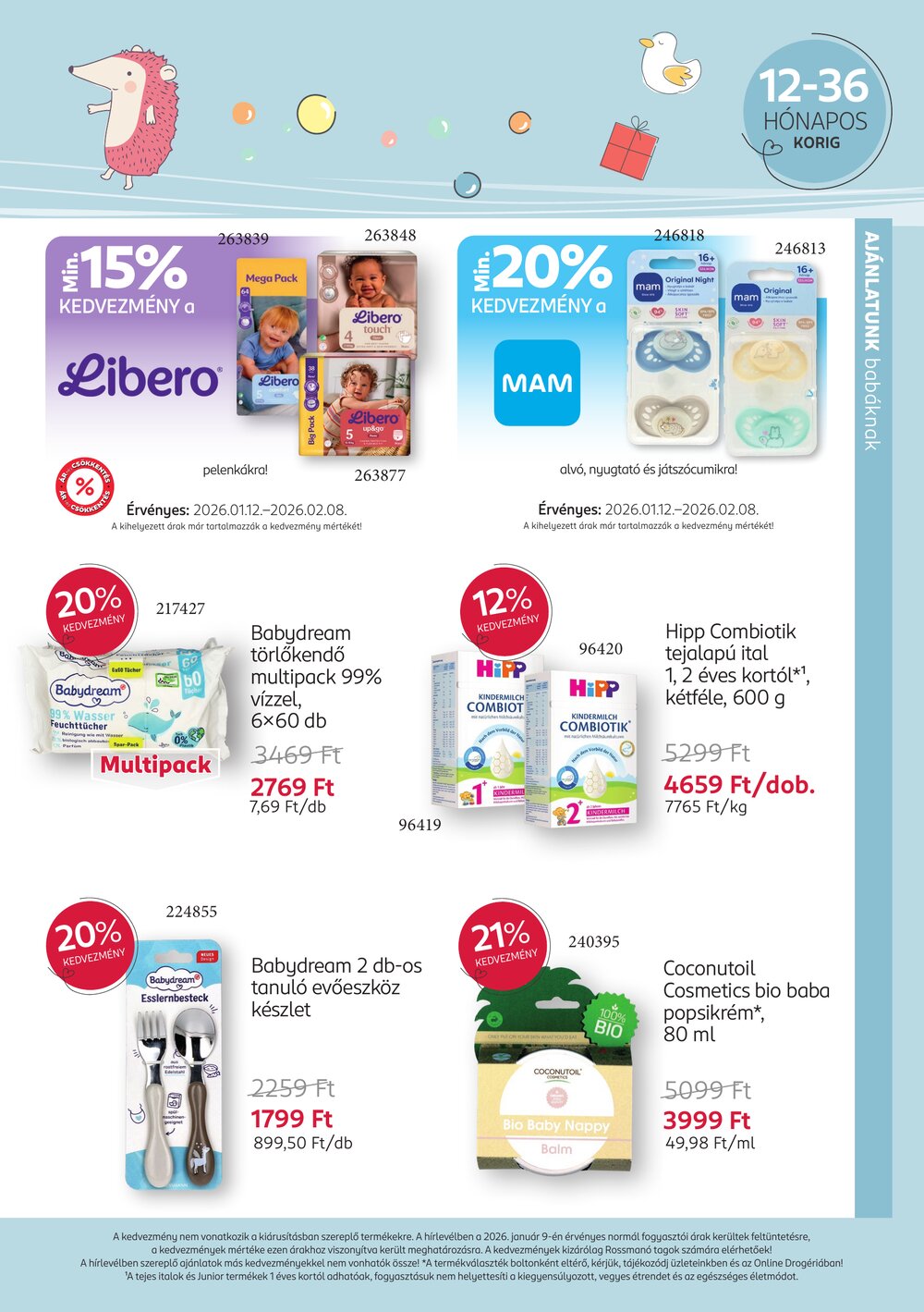 Rossmann akciós újság 2026.01.12-től - 9. oldal.