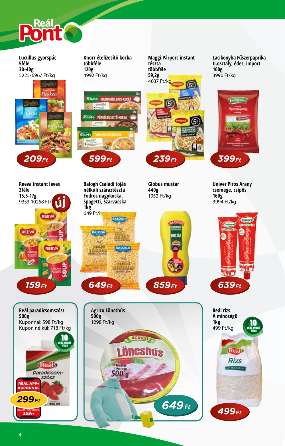 Reál akciós újság 2026.01.14-től - 4. oldal.