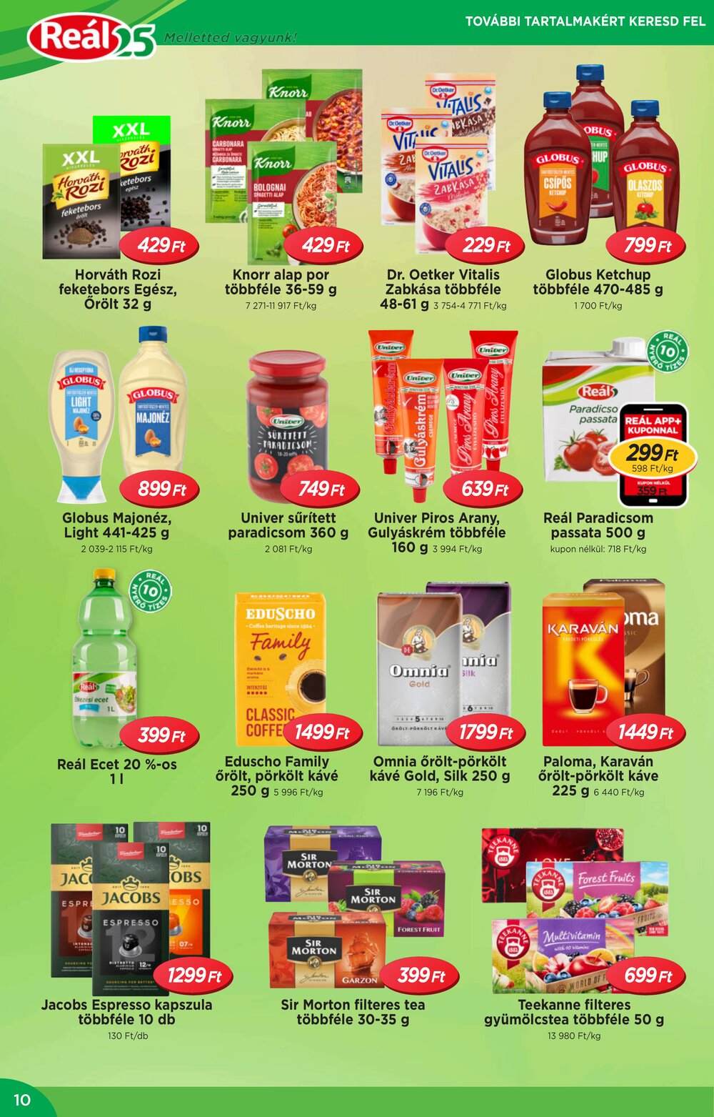 Reál akciós újság 2026.01.14-től - 10. oldal.