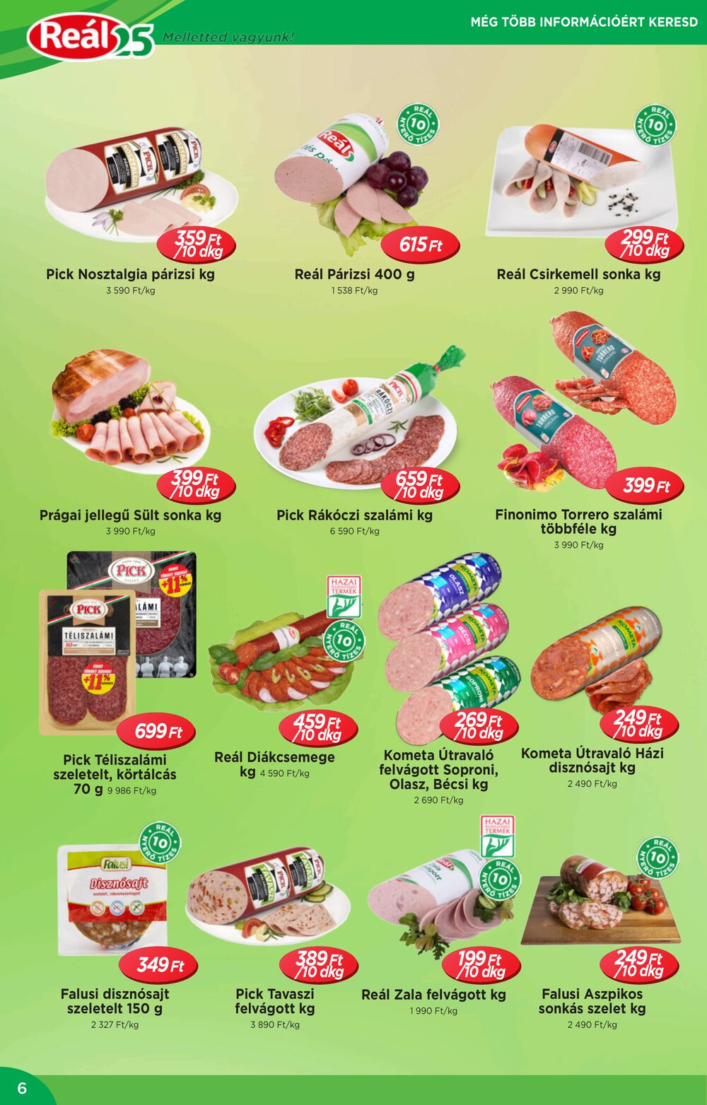 Reál akciós újság 2026.01.14-től - 6. oldal.