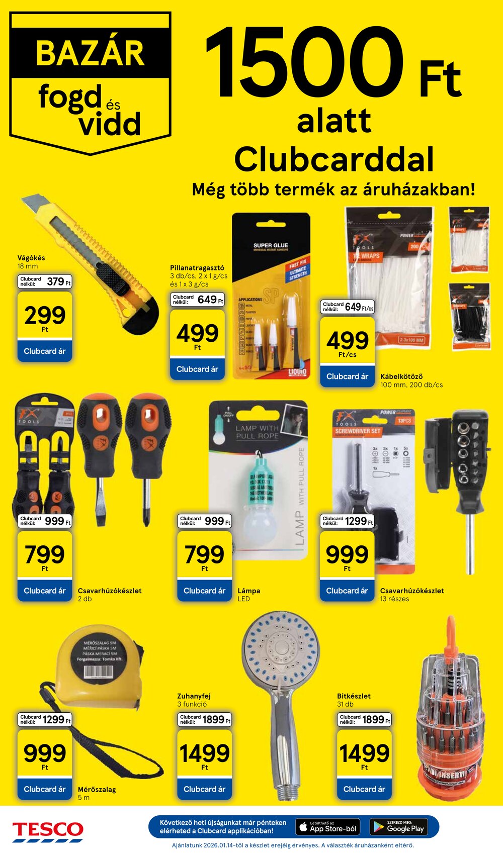 Tesco akciós újság 2026.01.15-től - 12. oldal.