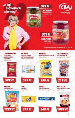 CBA akciós újság 2026.01.15-től - 3. oldal.
