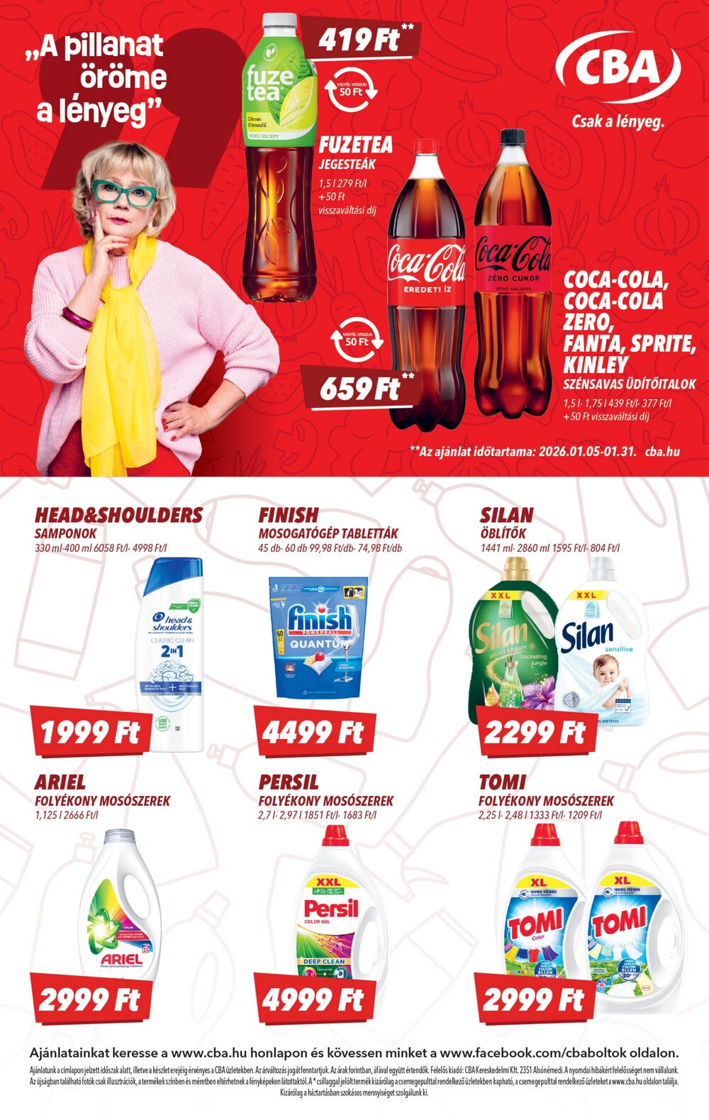 CBA akciós újság 2026.01.15-től - 8. oldal.