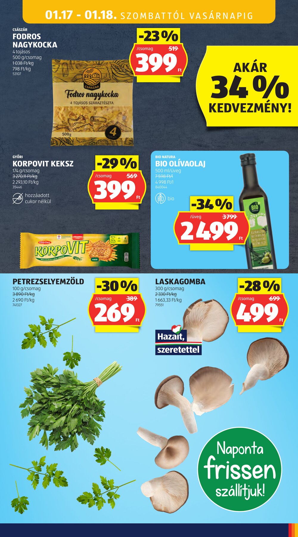 Aldi akciós újság 2026.01.15-től - 31. oldal.