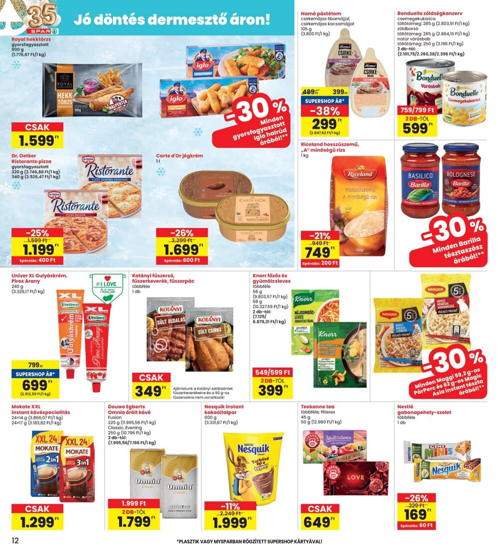 Interspar akciós újság 2026.01.15-től - 12. oldal.