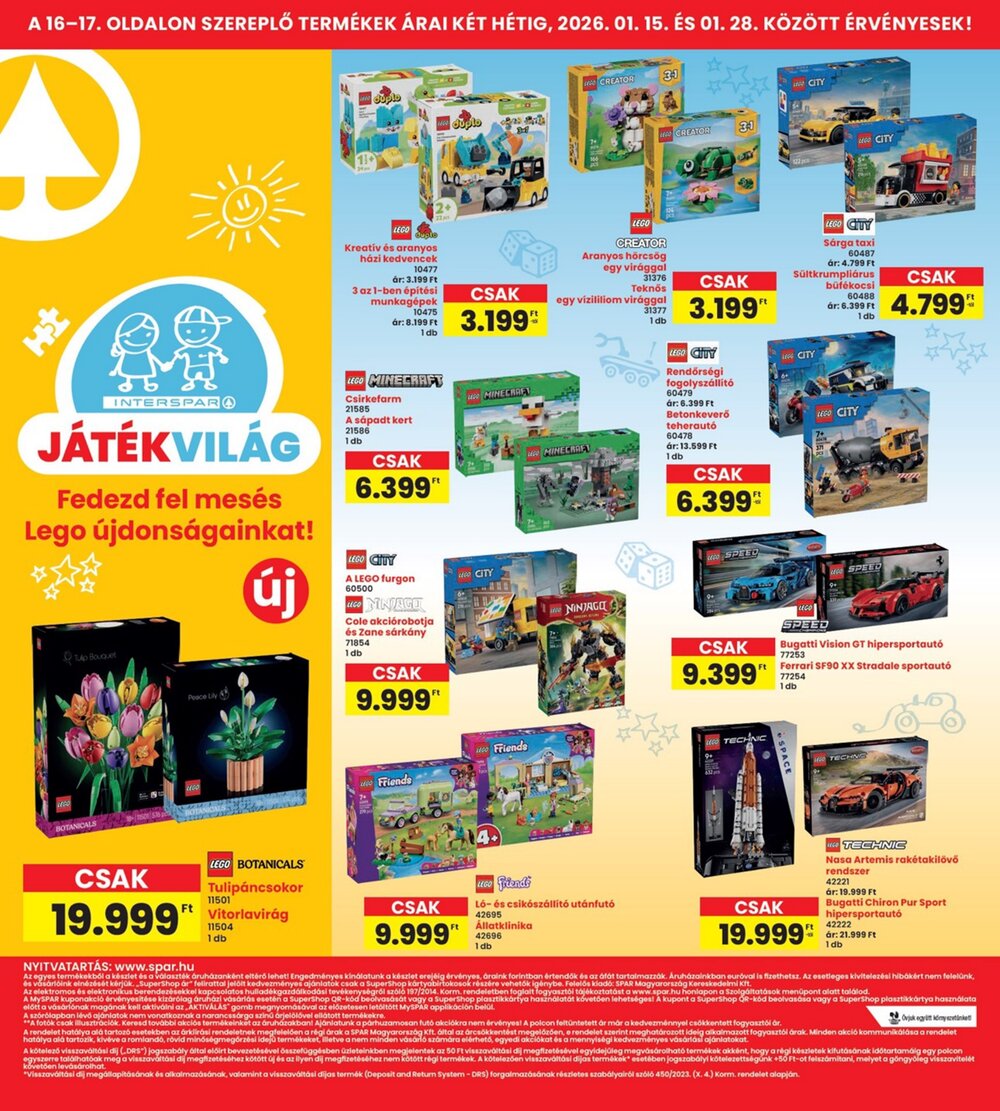 Interspar akciós újság 2026.01.15-től - 16. oldal.