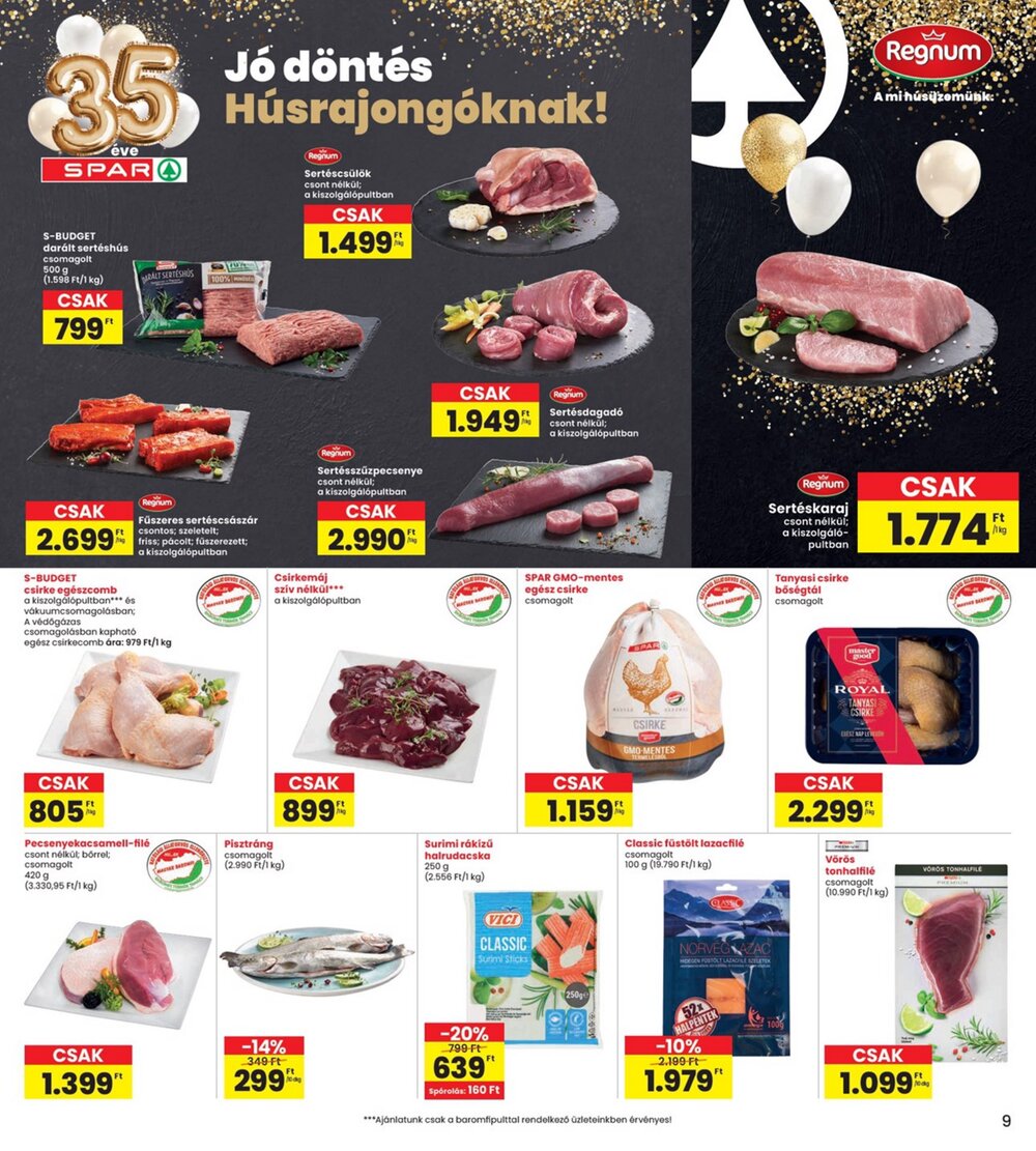 Interspar akciós újság 2026.01.15-től - 9. oldal.