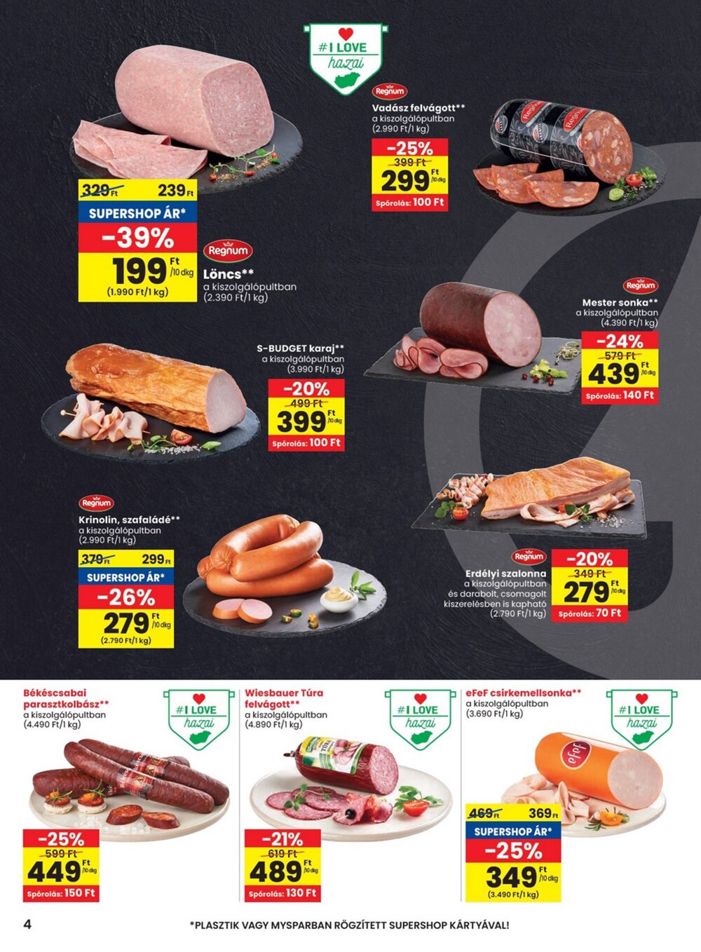 Spar akciós újság 2026.01.15-től - 4. oldal.