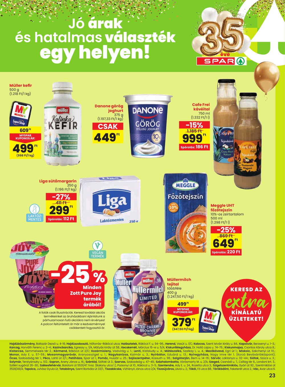 Spar Extra akciós újság 2026.01.15-től - 4. oldal.