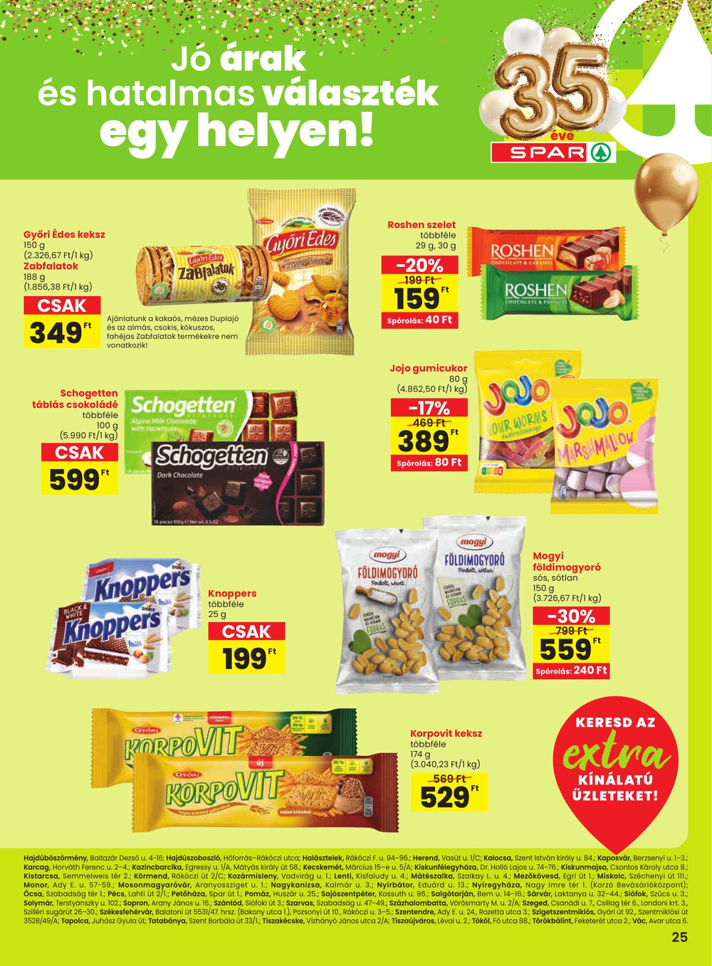 Spar Extra akciós újság 2026.01.15-től - 6. oldal.