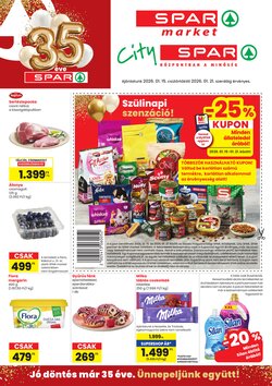 Spar Market akciós újság 2026.01.15-től