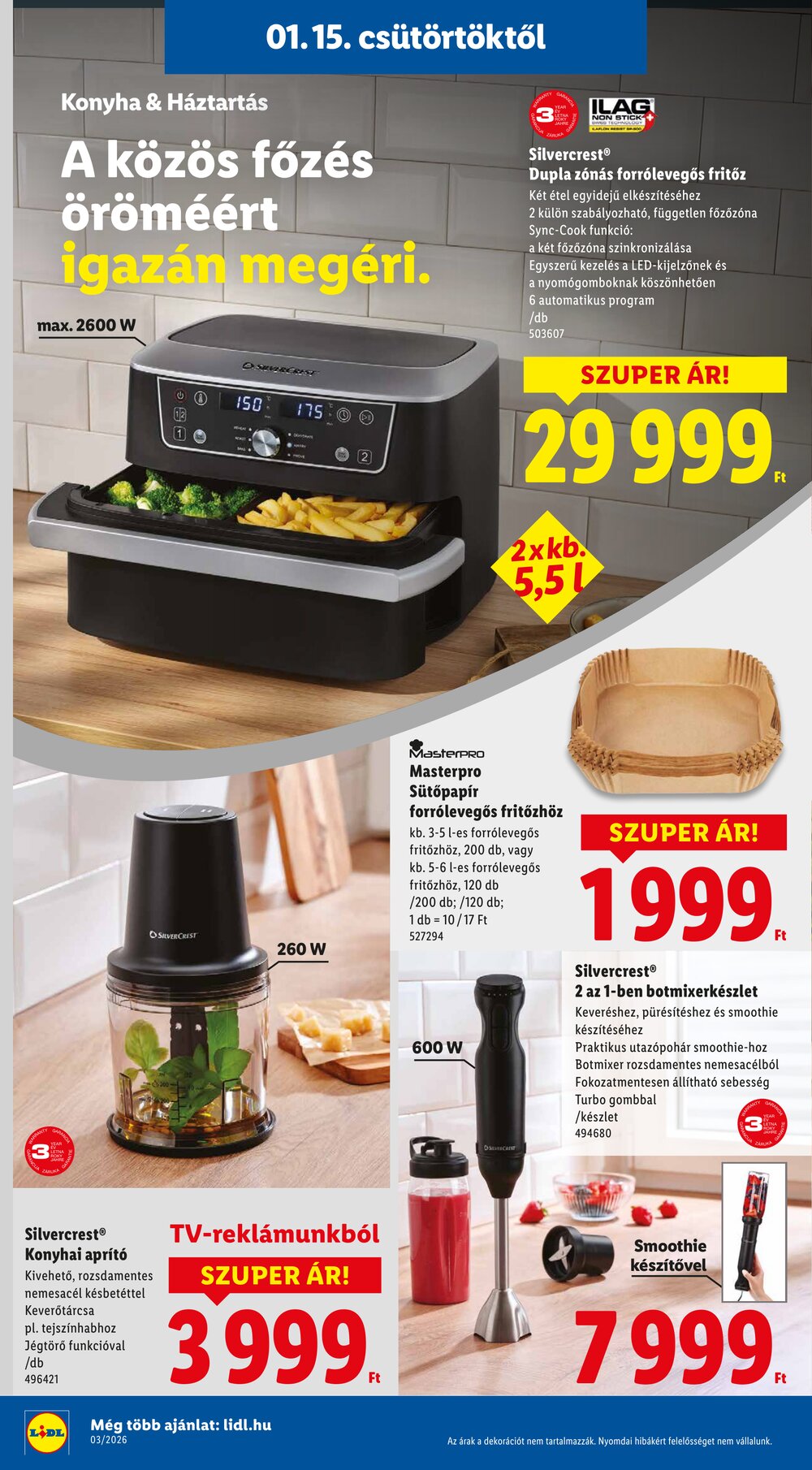 Lidl akciós újság 2026.01.15-től - 20. oldal.