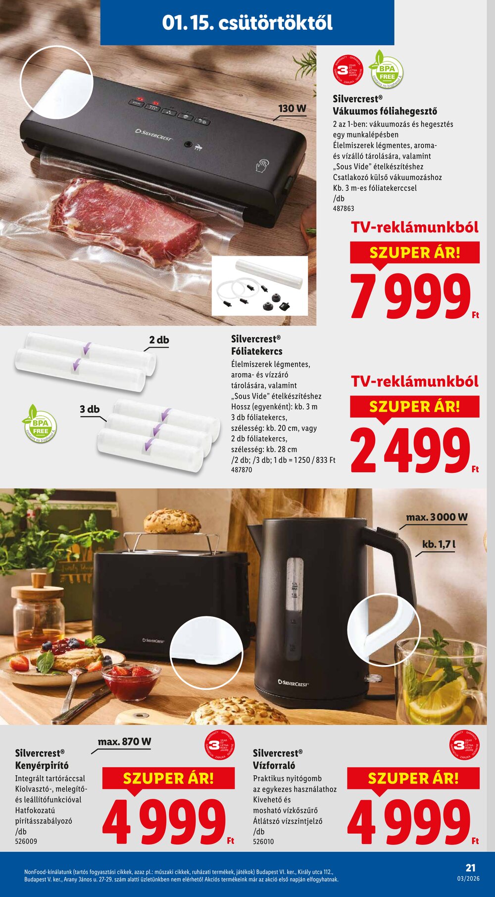 Lidl akciós újság 2026.01.15-től - 21. oldal.