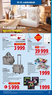 Lidl akciós újság 2026.01.15-től - 29. oldal.