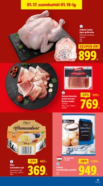 Lidl akciós újság 2026.01.15-től - 33. oldal.