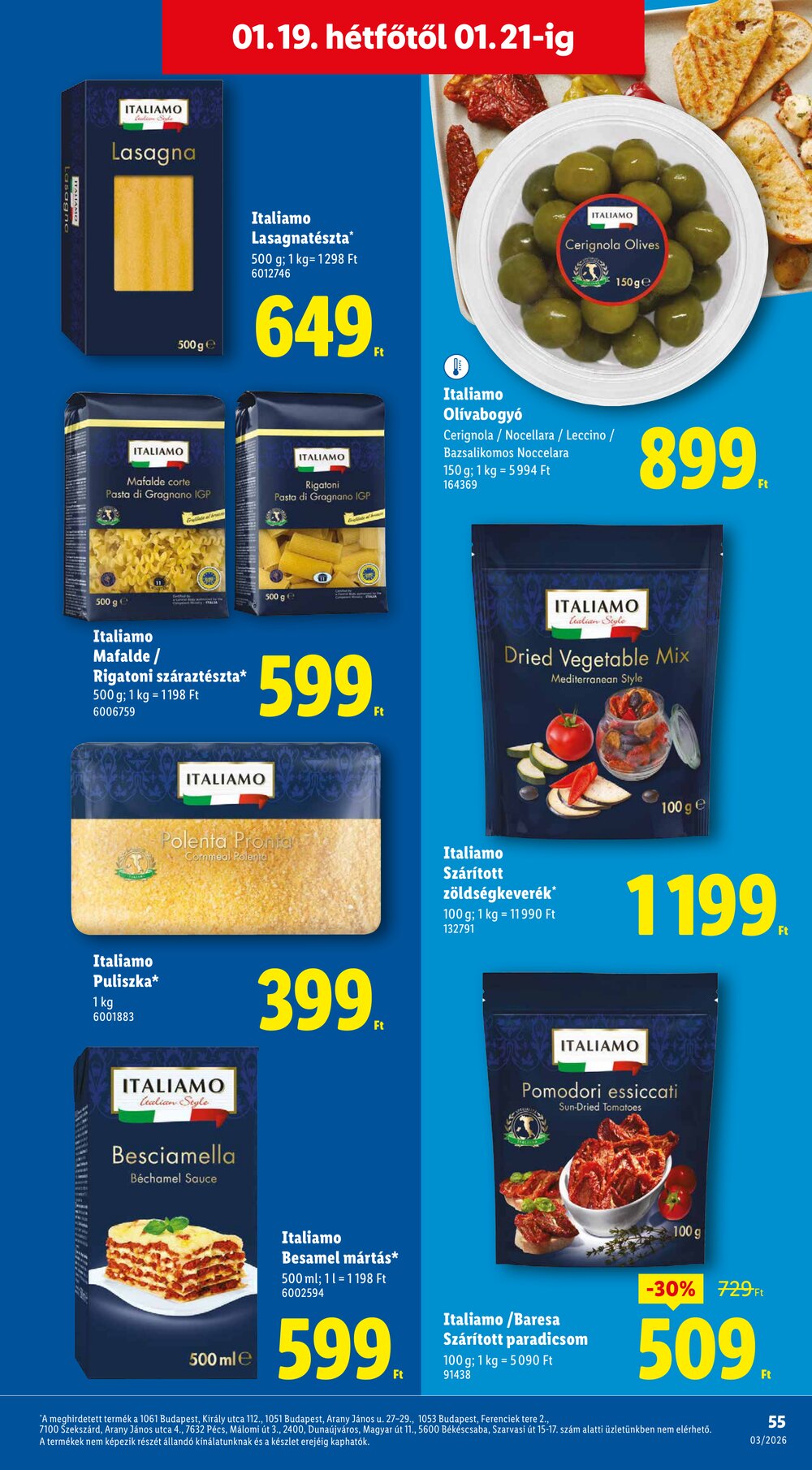 Lidl akciós újság 2026.01.15-től - 55. oldal.