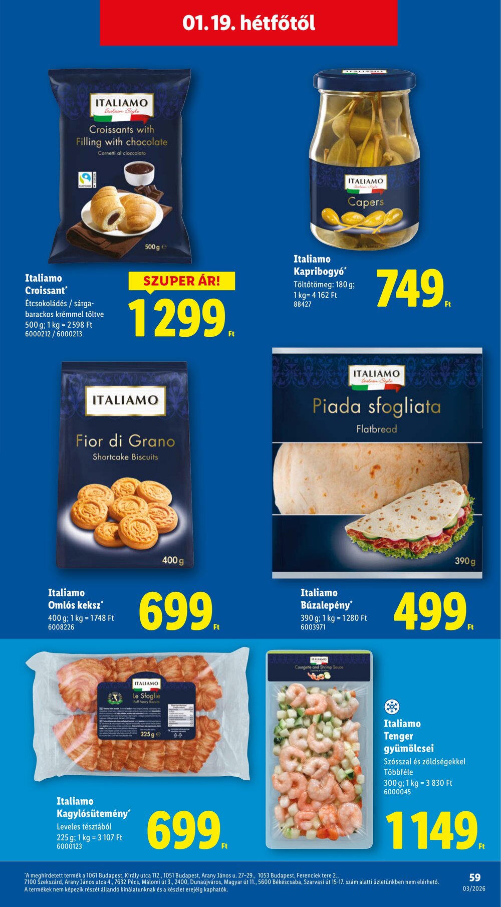 Lidl akciós újság 2026.01.15-től - 59. oldal.