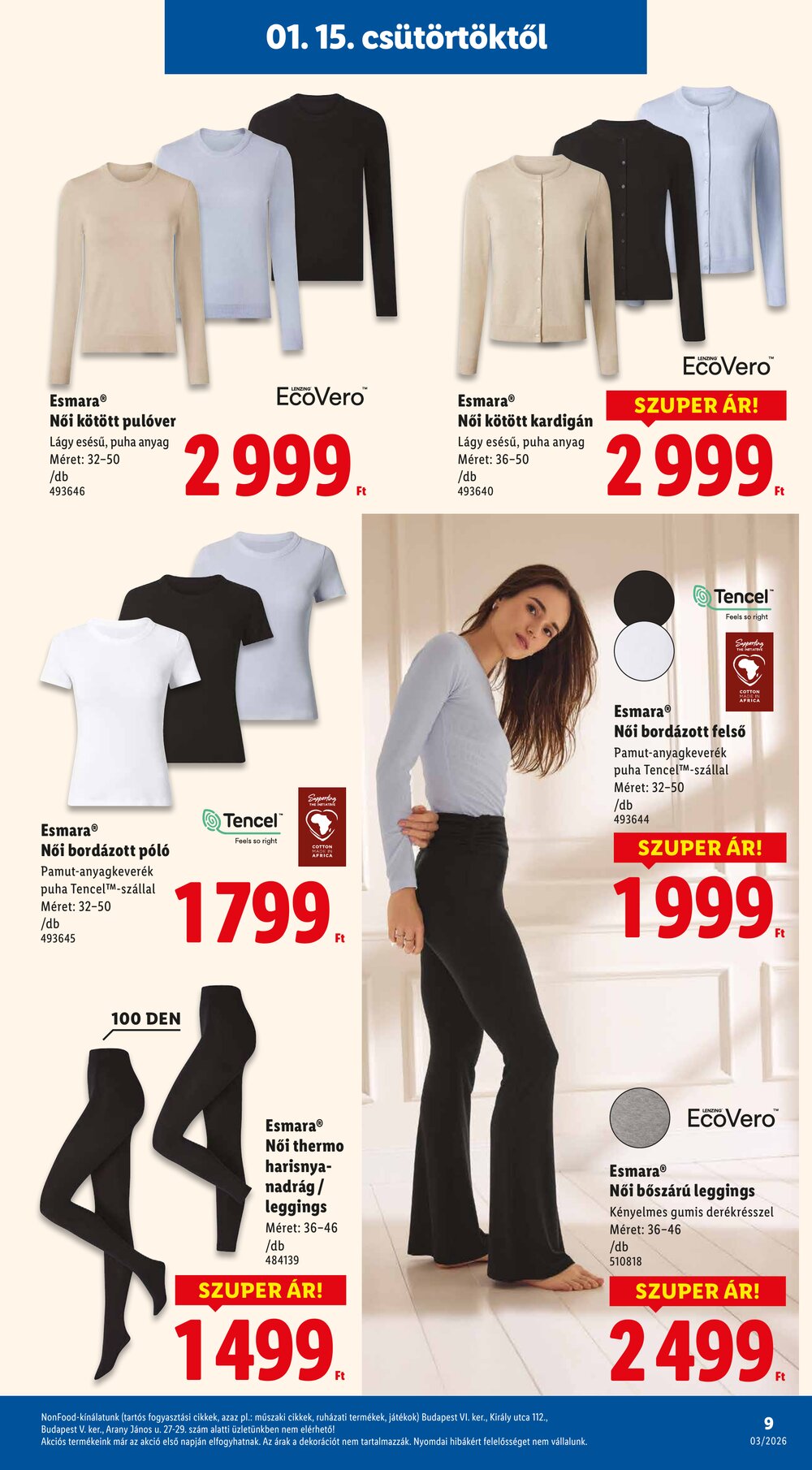 Lidl akciós újság 2026.01.15-től - 9. oldal.