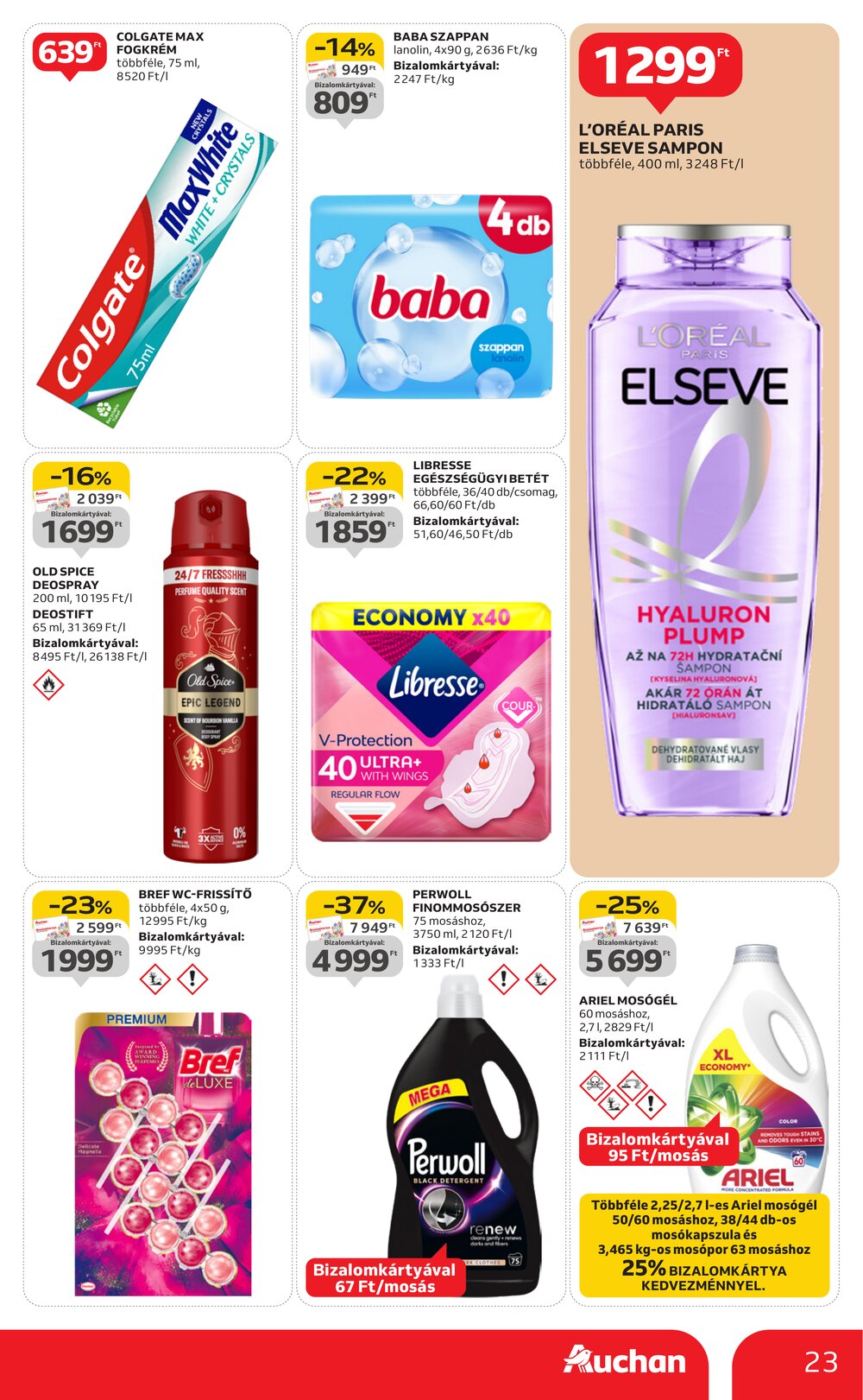 Auchan akciós újság 2026.01.15-től - 23. oldal.