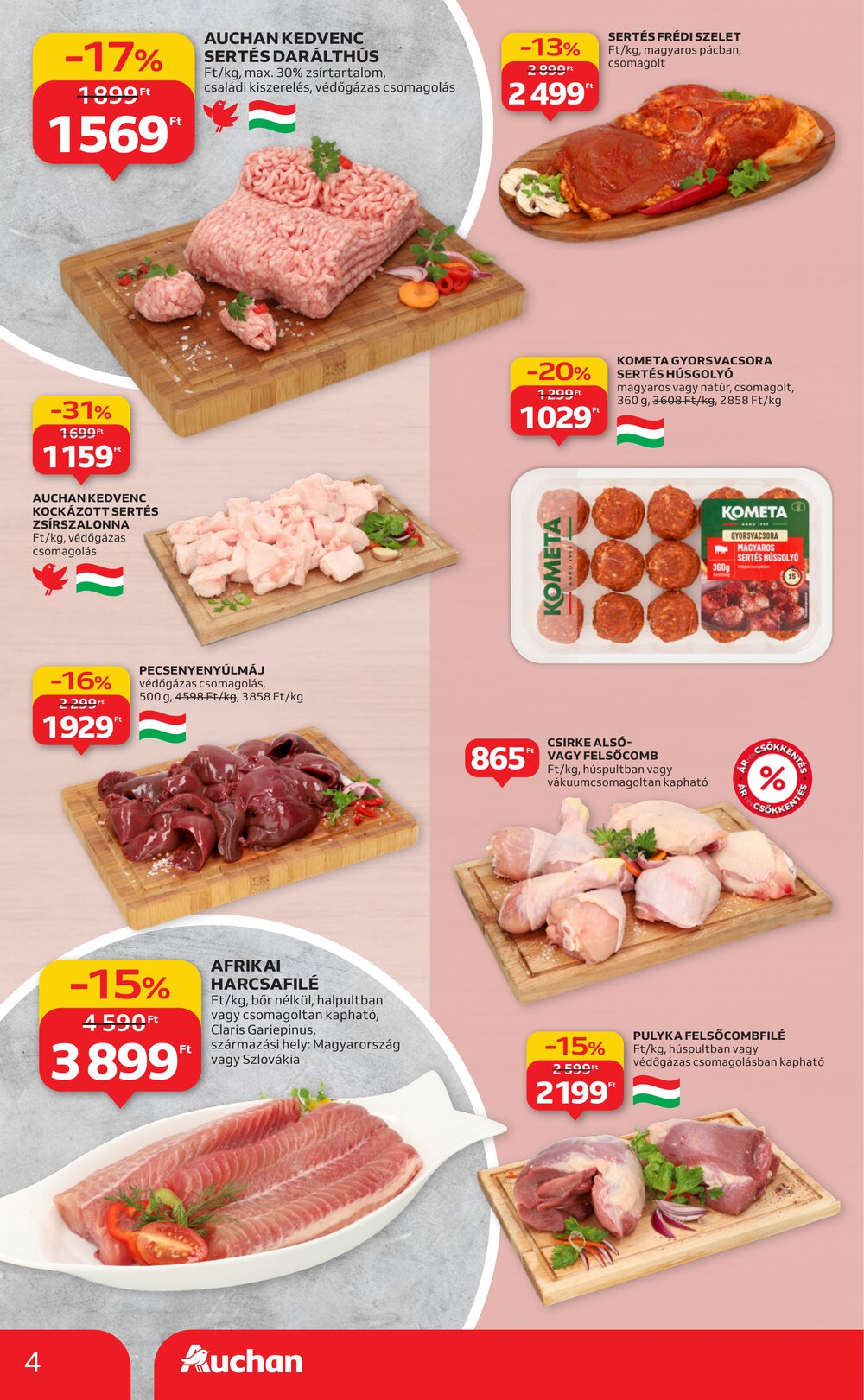 Auchan akciós újság 2026.01.15-től - 4. oldal.