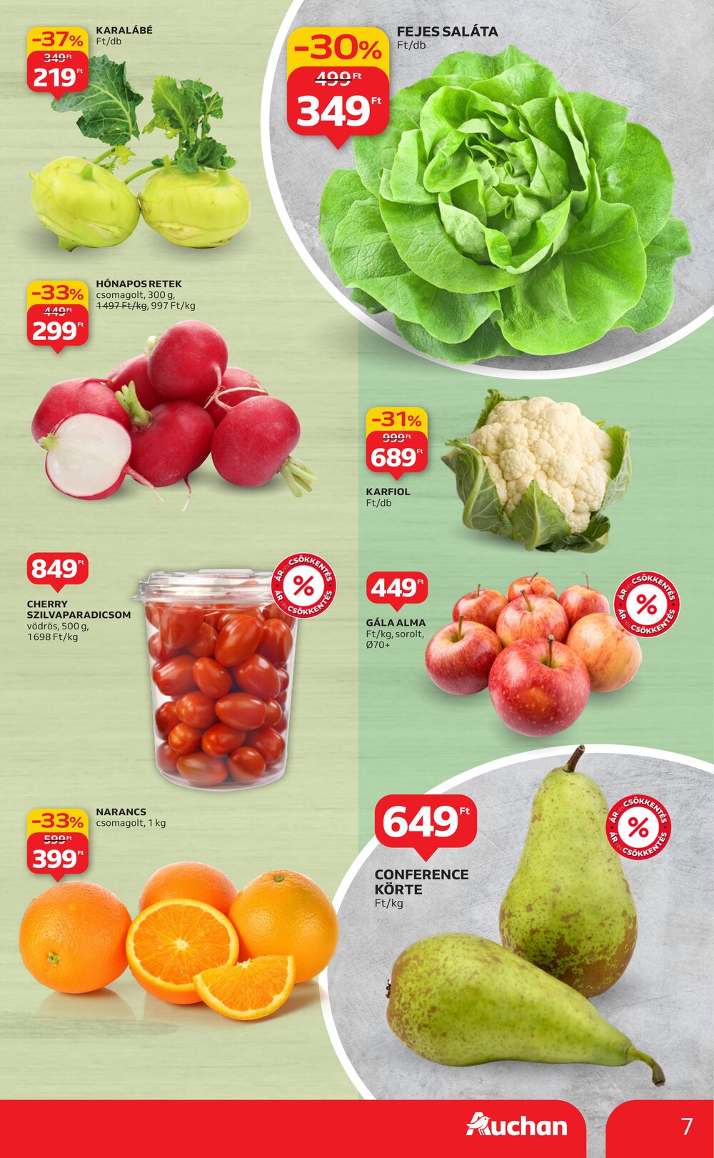 Auchan akciós újság 2026.01.15-től - 7. oldal.