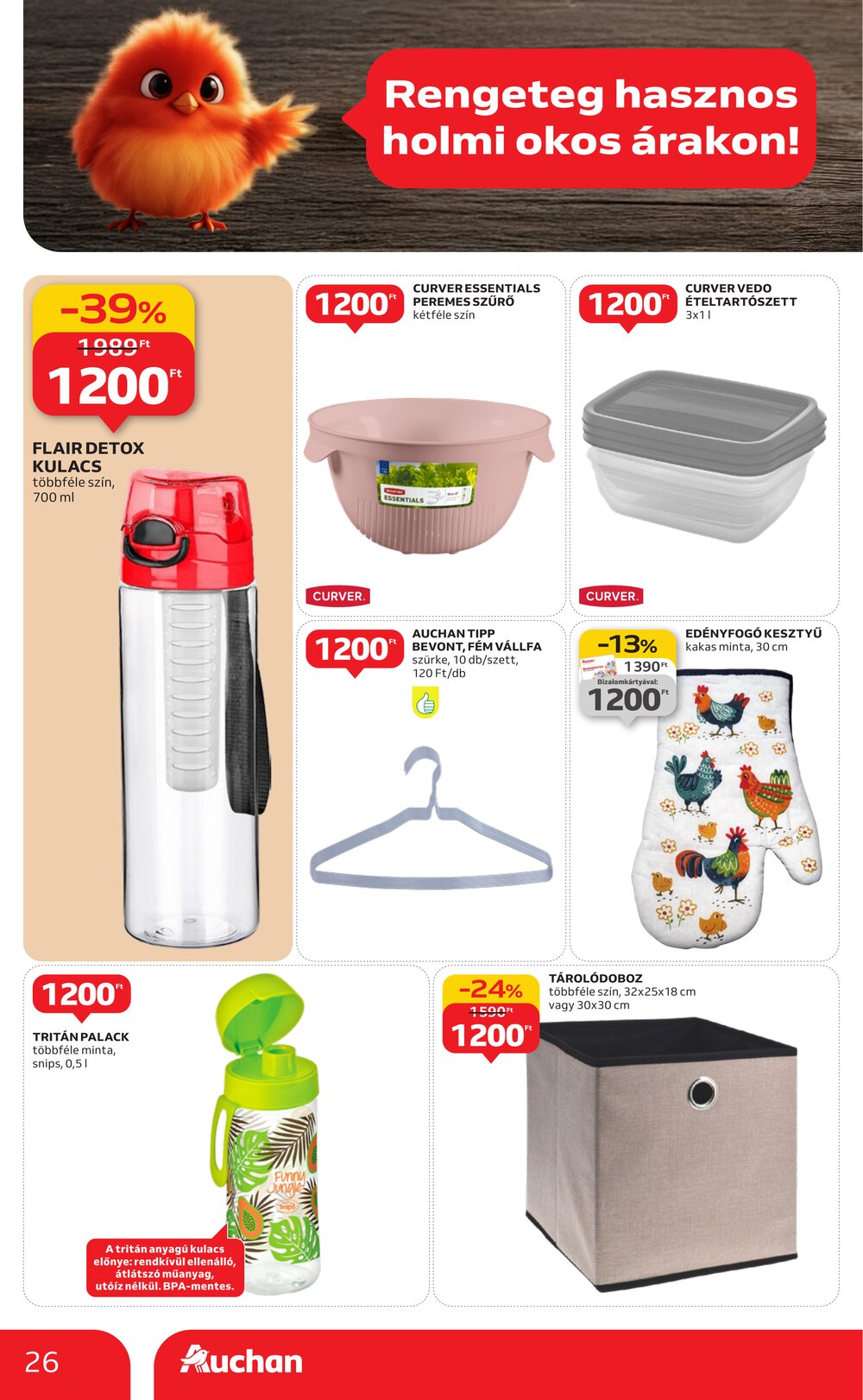 Auchan akciós újság 2026.01.15-től - 26. oldal.