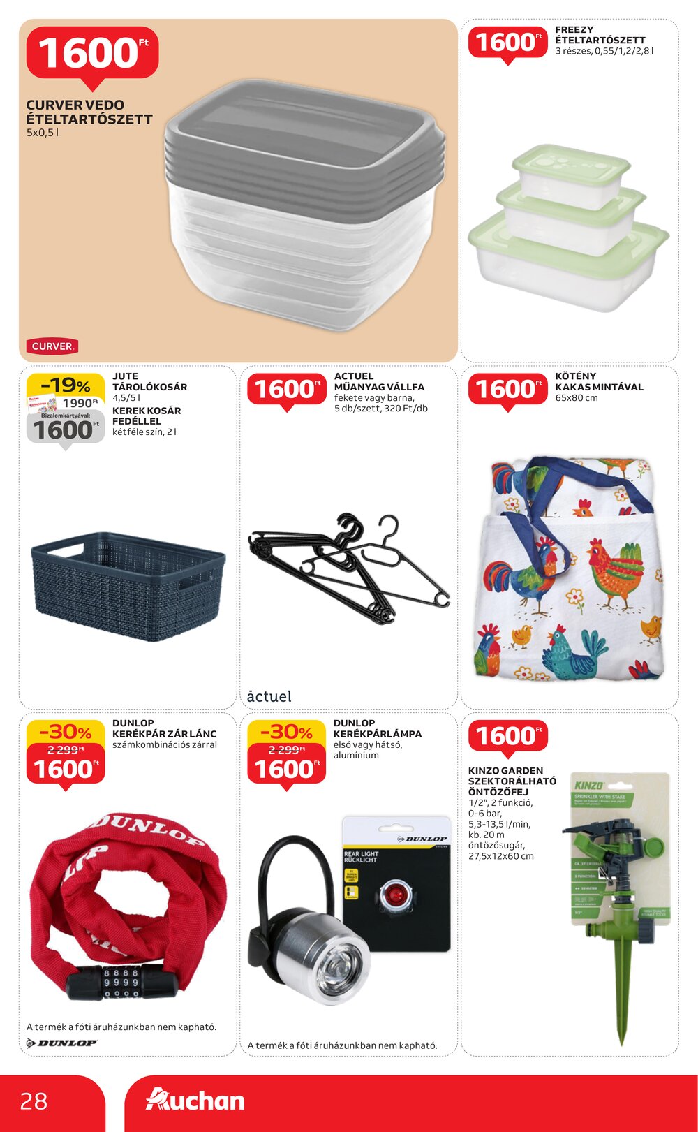 Auchan akciós újság 2026.01.15-től - 28. oldal.