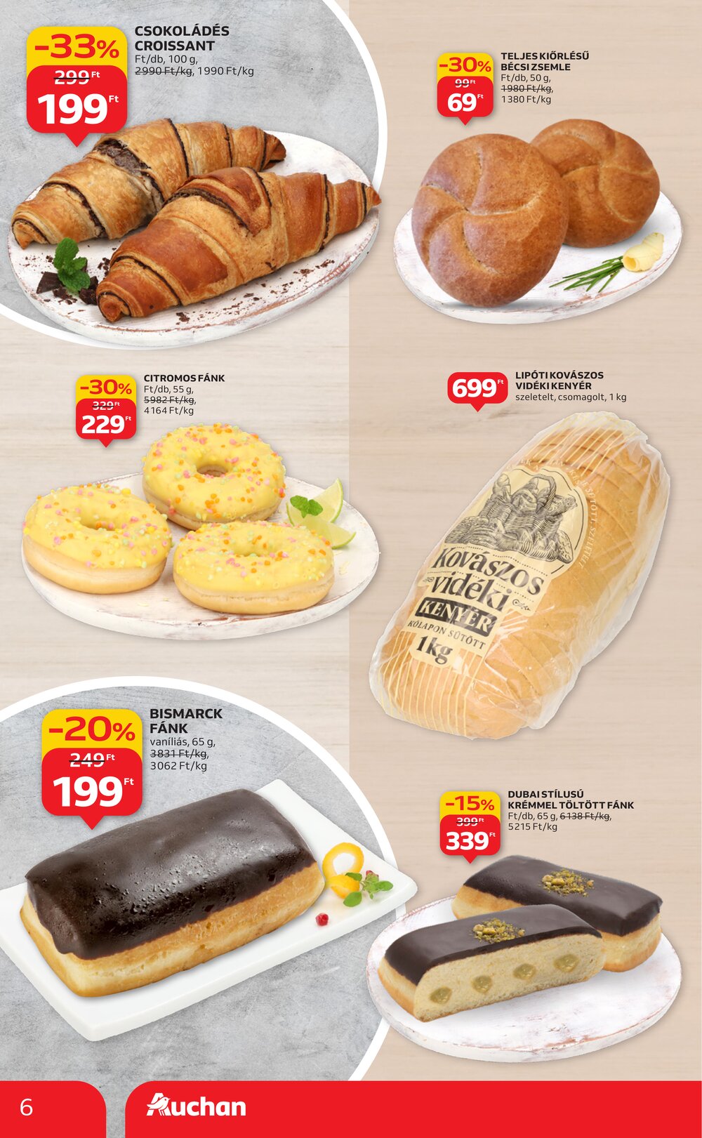 Auchan akciós újság 2026.01.15-től - 6. oldal.