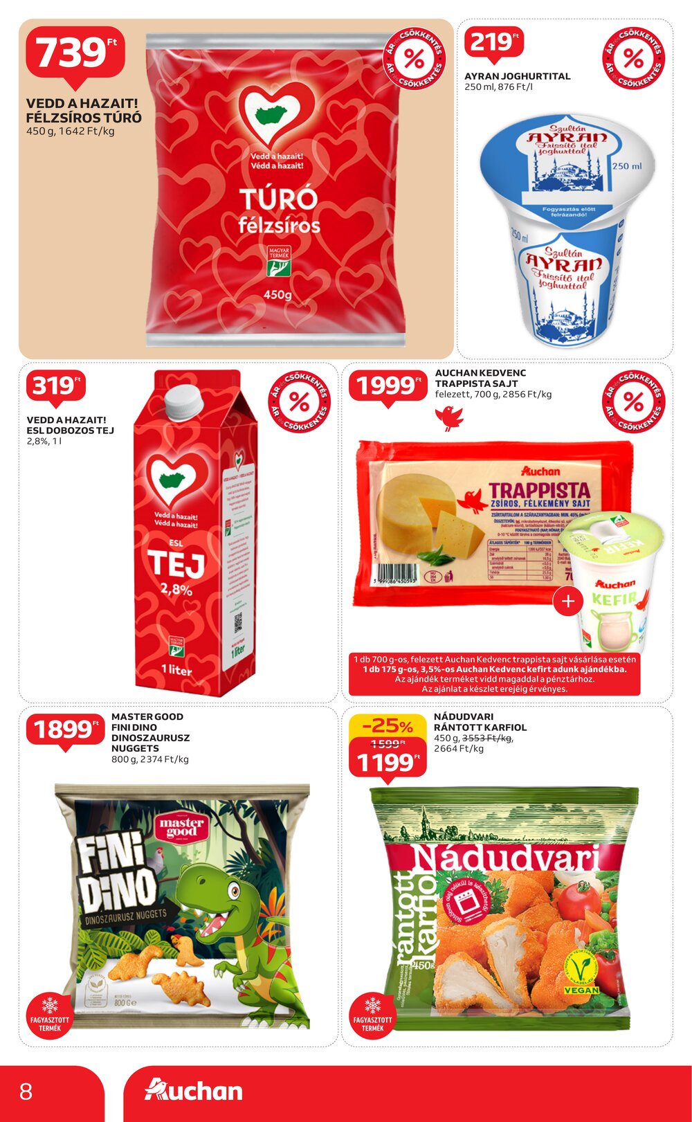 Auchan akciós újság 2026.01.15-től - 8. oldal.